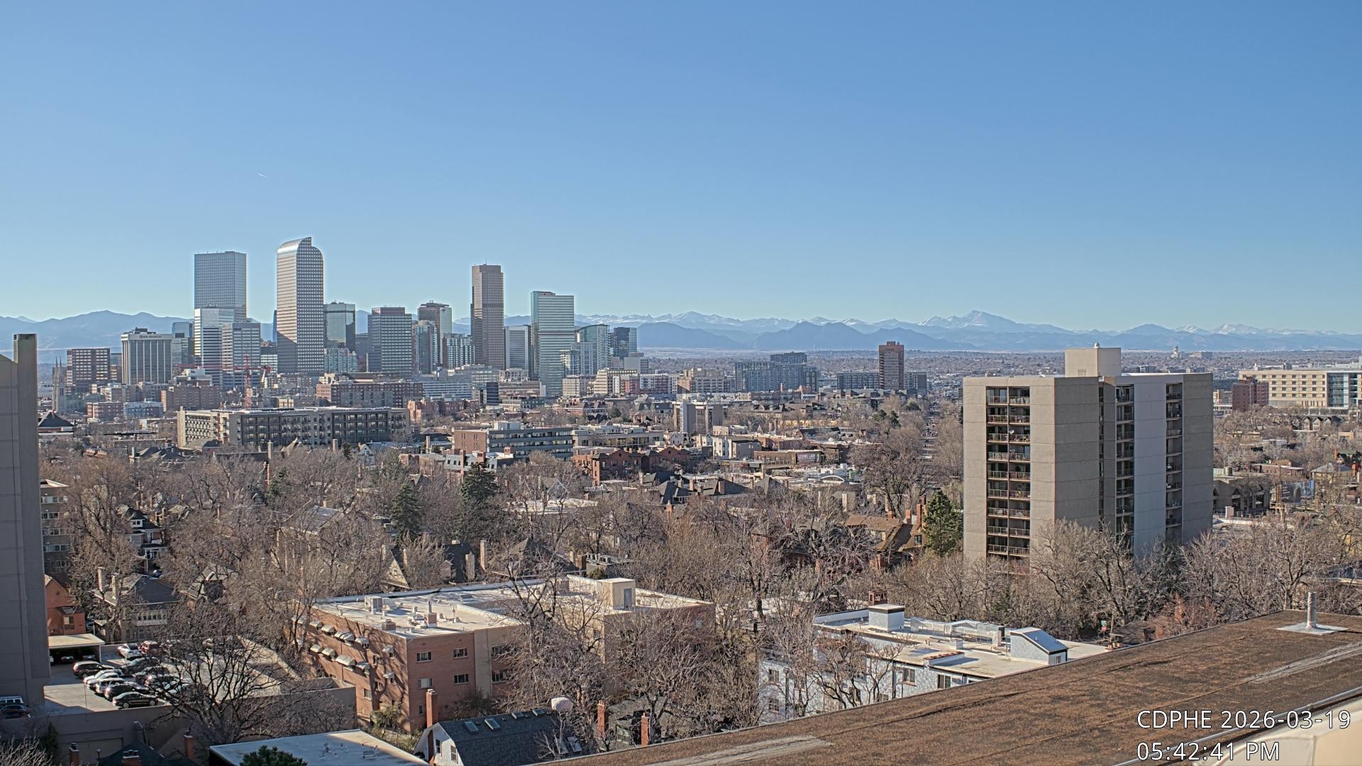 Archiv Foto Webcam Downtown Denver Colorado