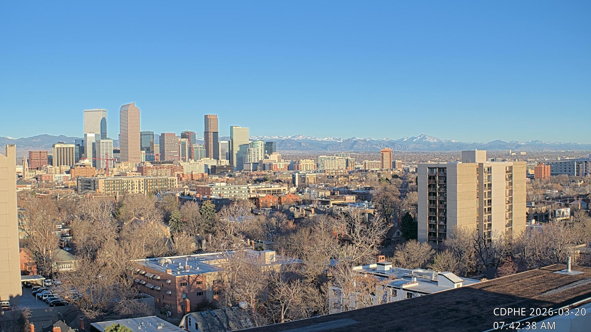 Archiv Foto Webcam Downtown Denver Colorado