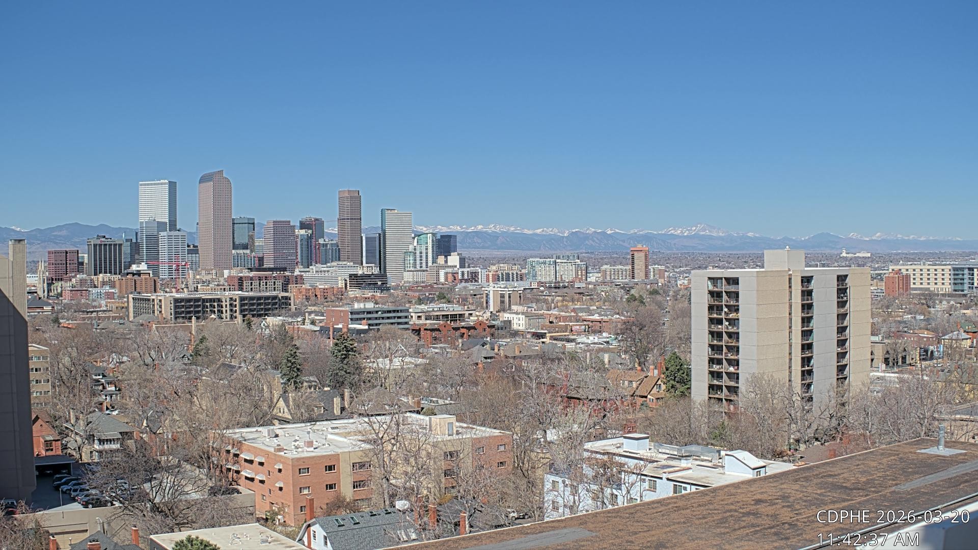 Archiv Foto Webcam Downtown Denver Colorado