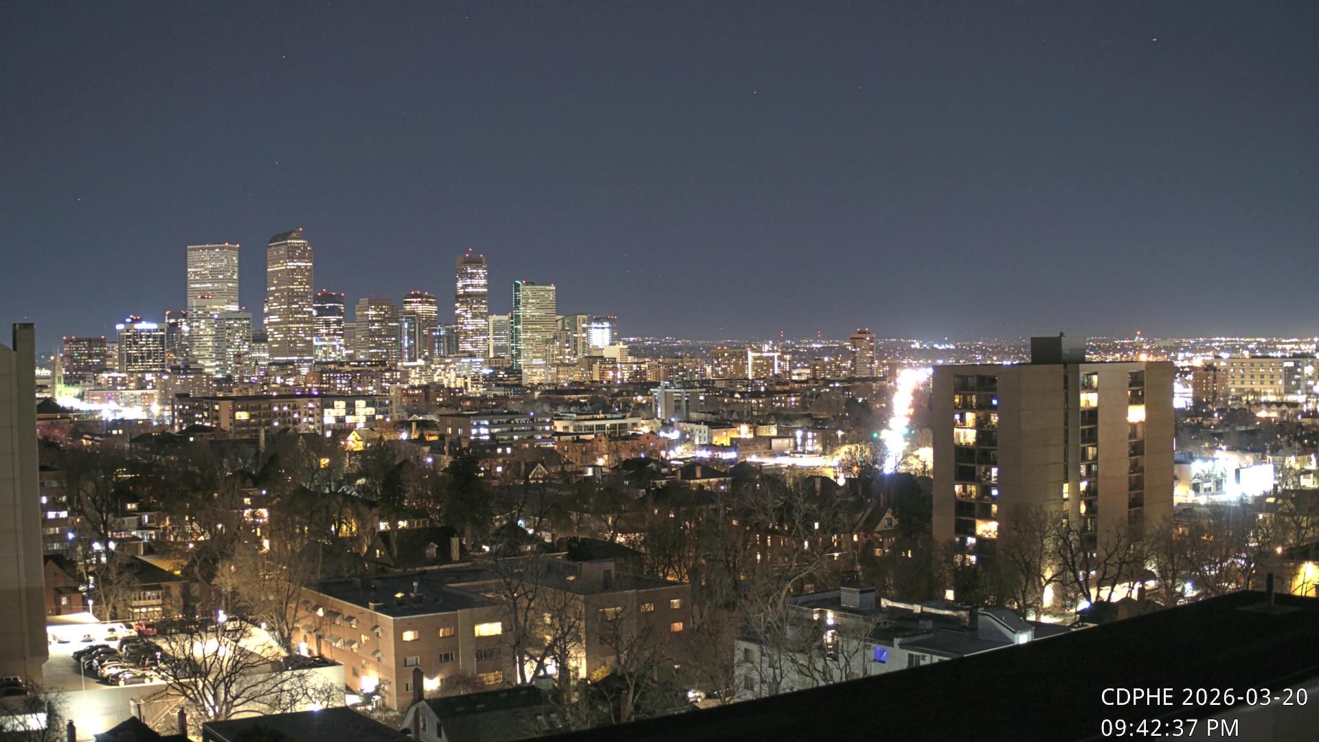 Archived image Webcam View of Downtown Denver Colorado