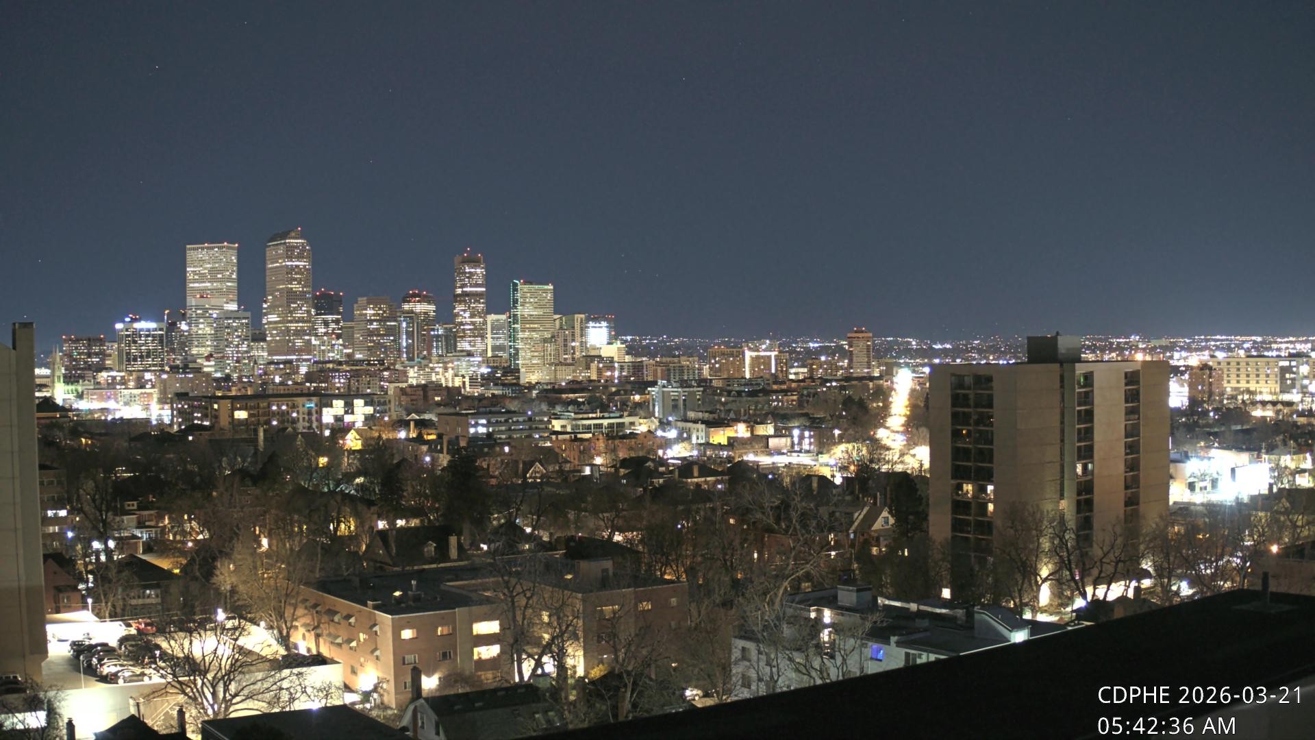 Archiv Foto Webcam Downtown Denver Colorado