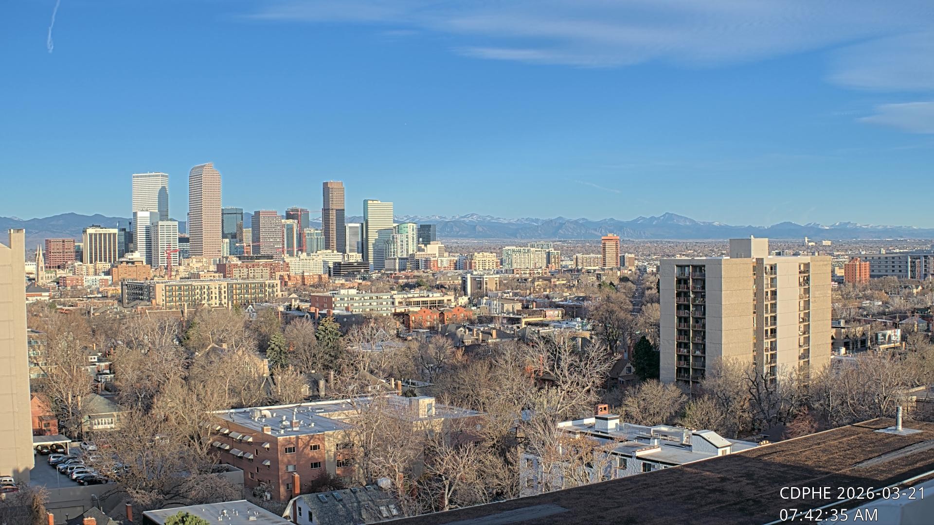 Archiv Foto Webcam Downtown Denver Colorado