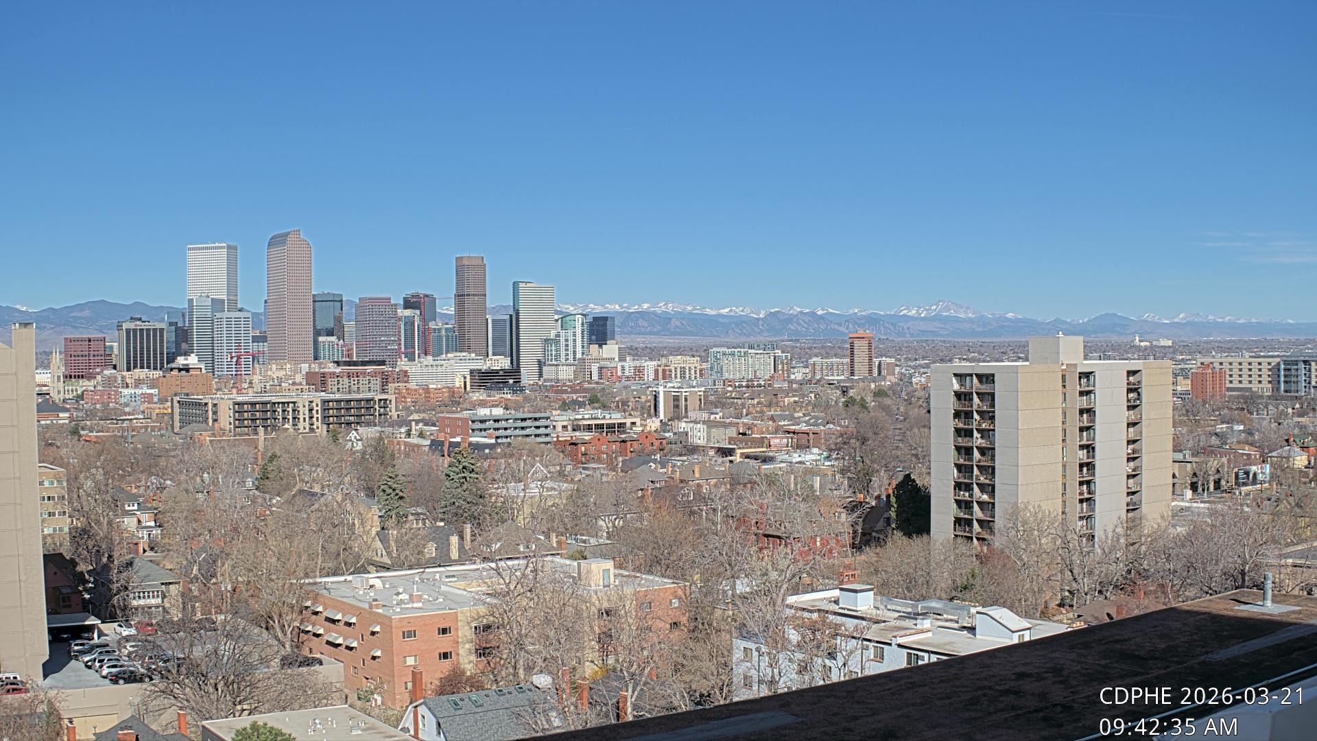 Archiv Foto Webcam Downtown Denver Colorado