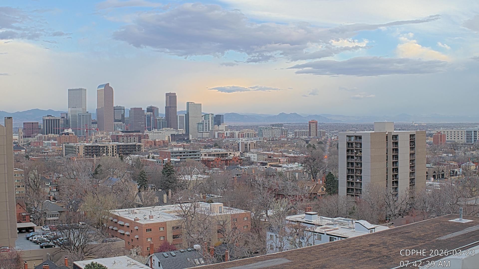 Archiv Foto Webcam Downtown Denver Colorado