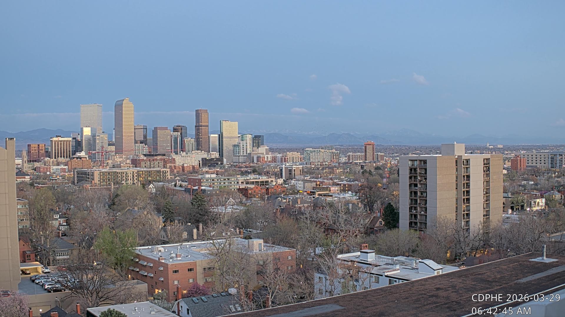 Archiv Foto Webcam Downtown Denver Colorado