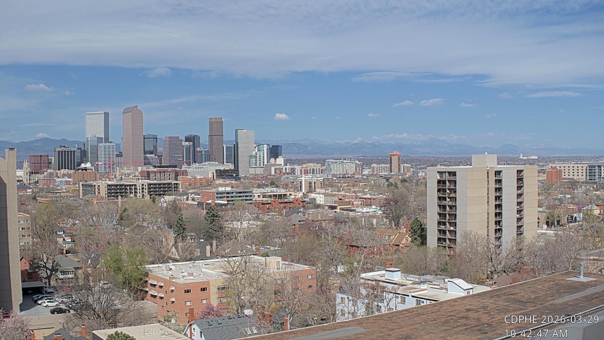Archiv Foto Webcam Downtown Denver Colorado