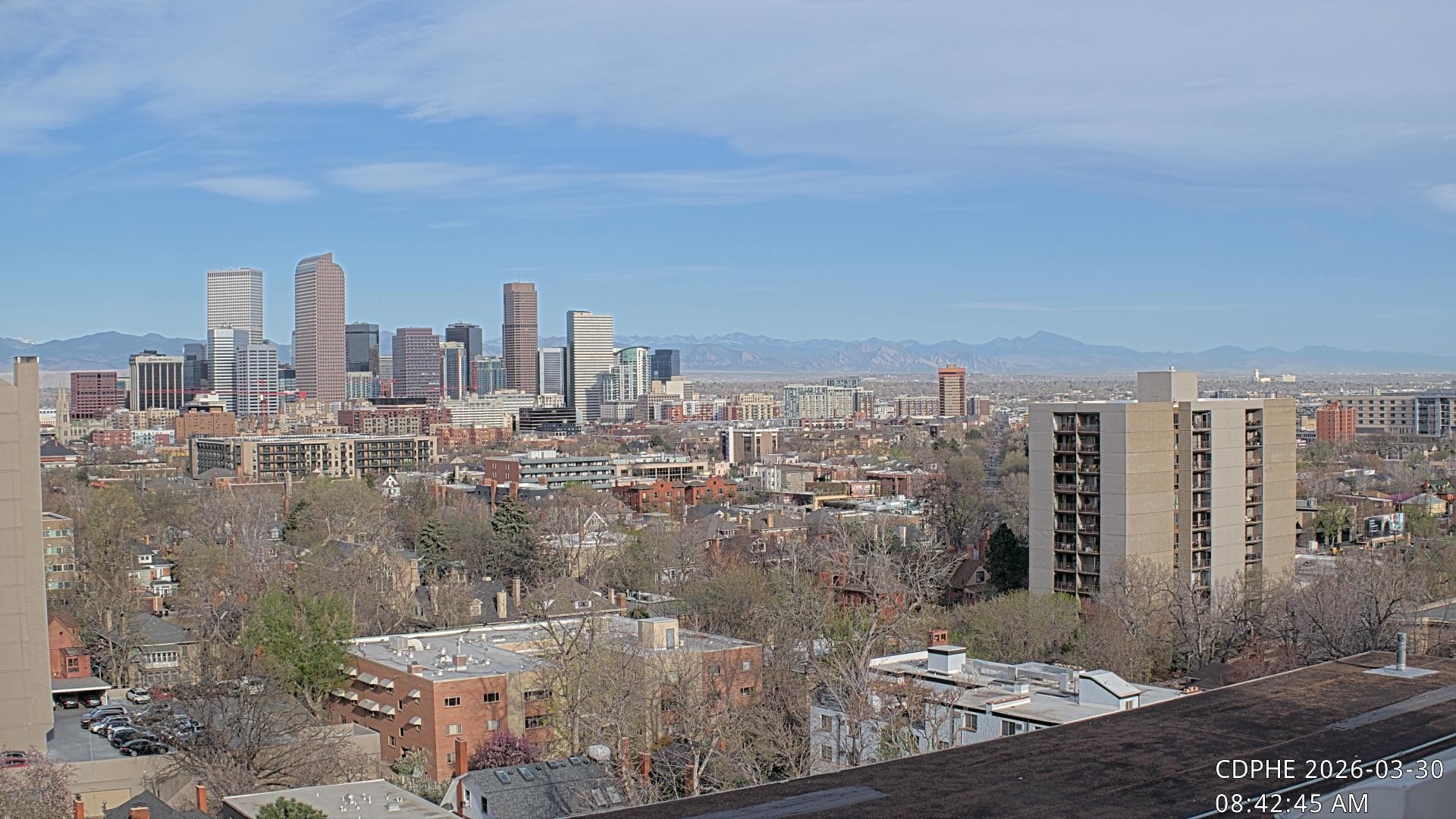 Archiv Foto Webcam Downtown Denver Colorado