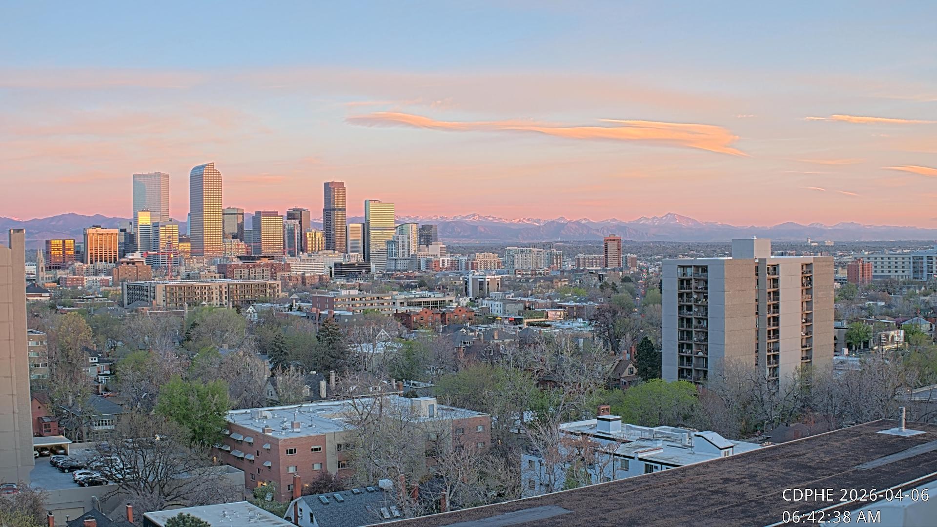 Archiv Foto Webcam Downtown Denver Colorado