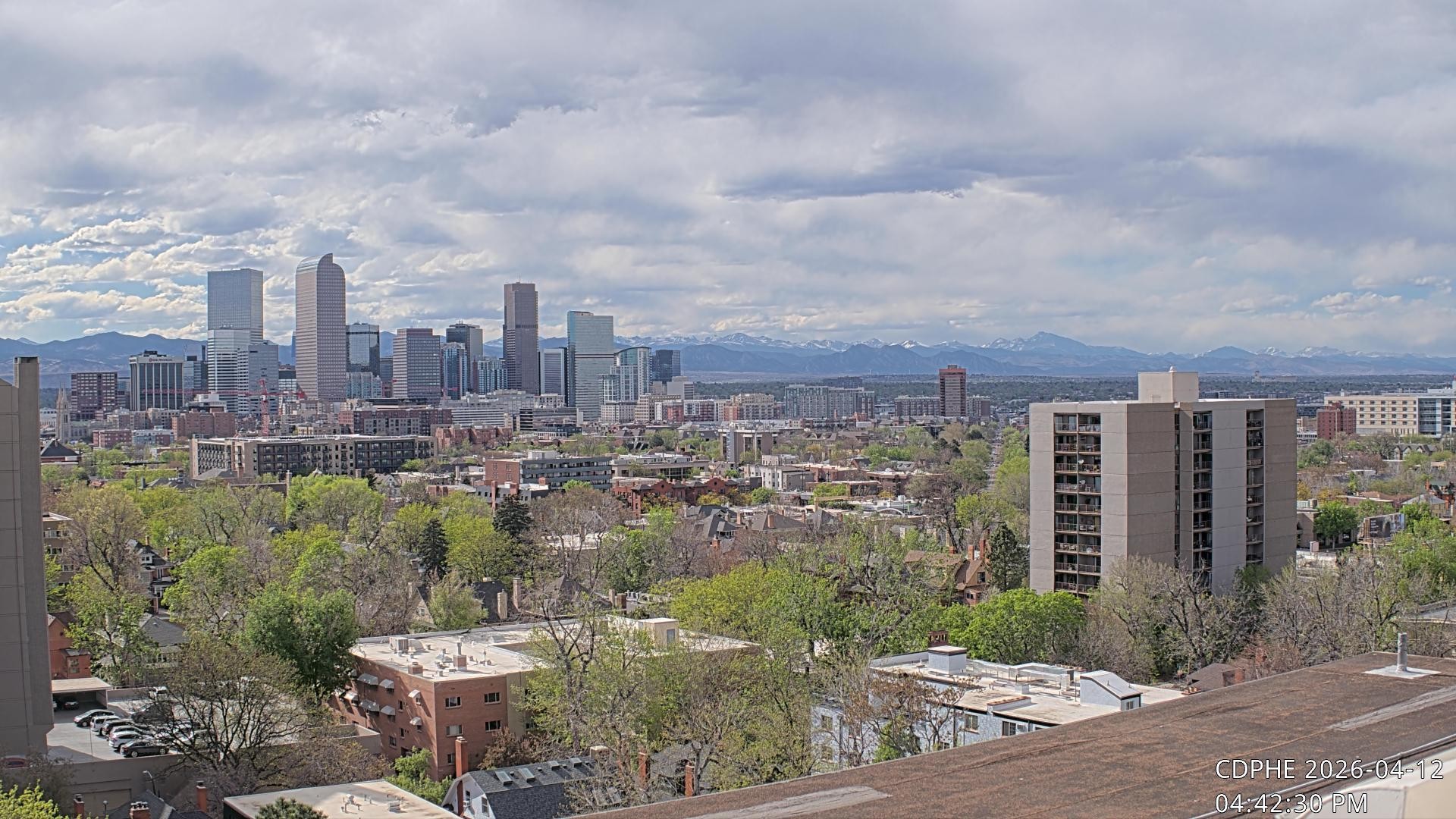 Archived image Webcam View of Downtown Denver Colorado