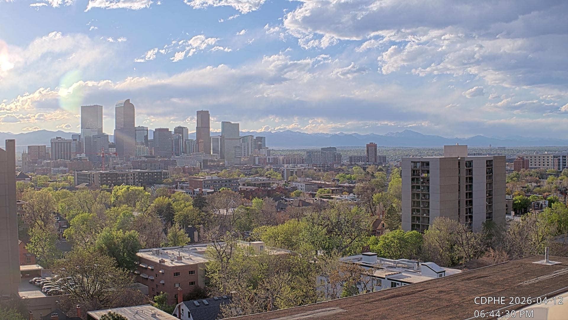 Archived image Webcam View of Downtown Denver Colorado