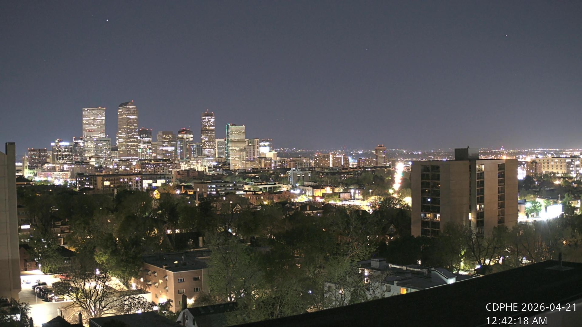 Archiv Foto Webcam Downtown Denver Colorado