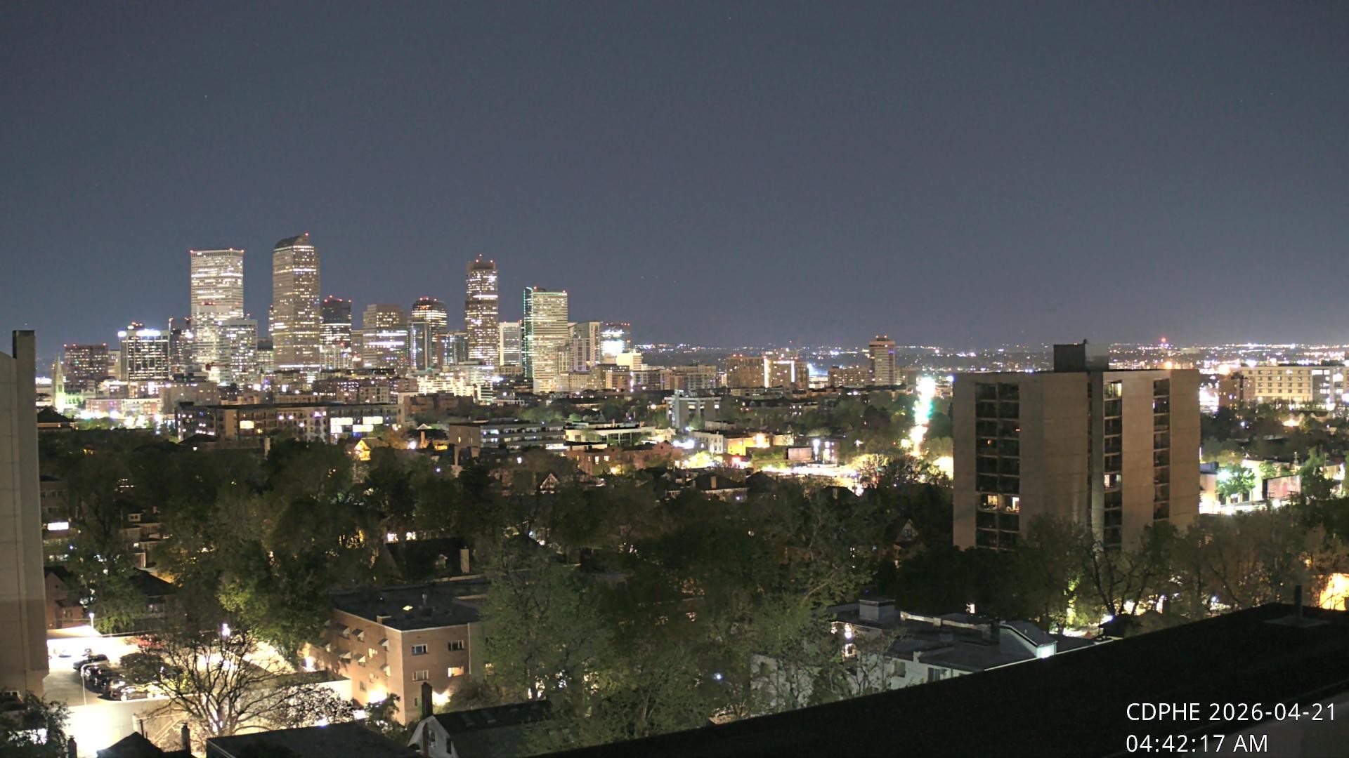 Archiv Foto Webcam Downtown Denver Colorado