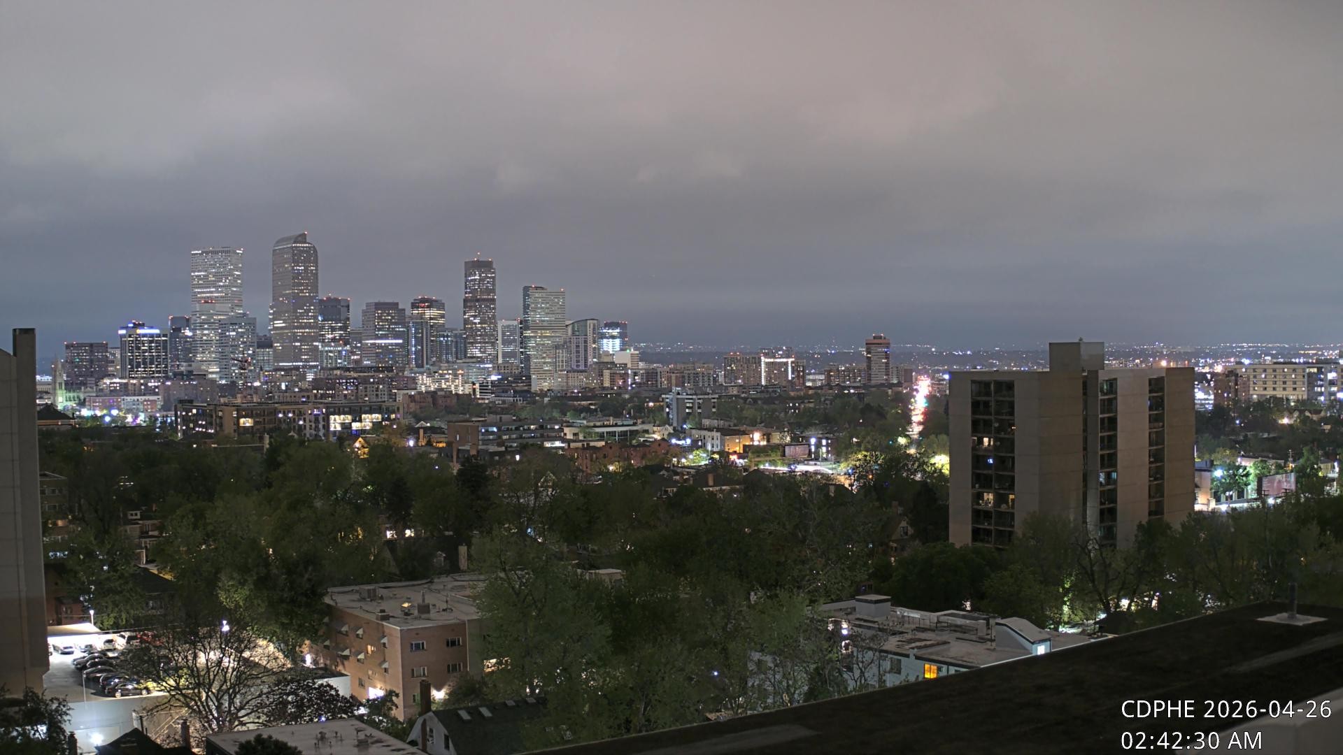 Archiv Foto Webcam Downtown Denver Colorado