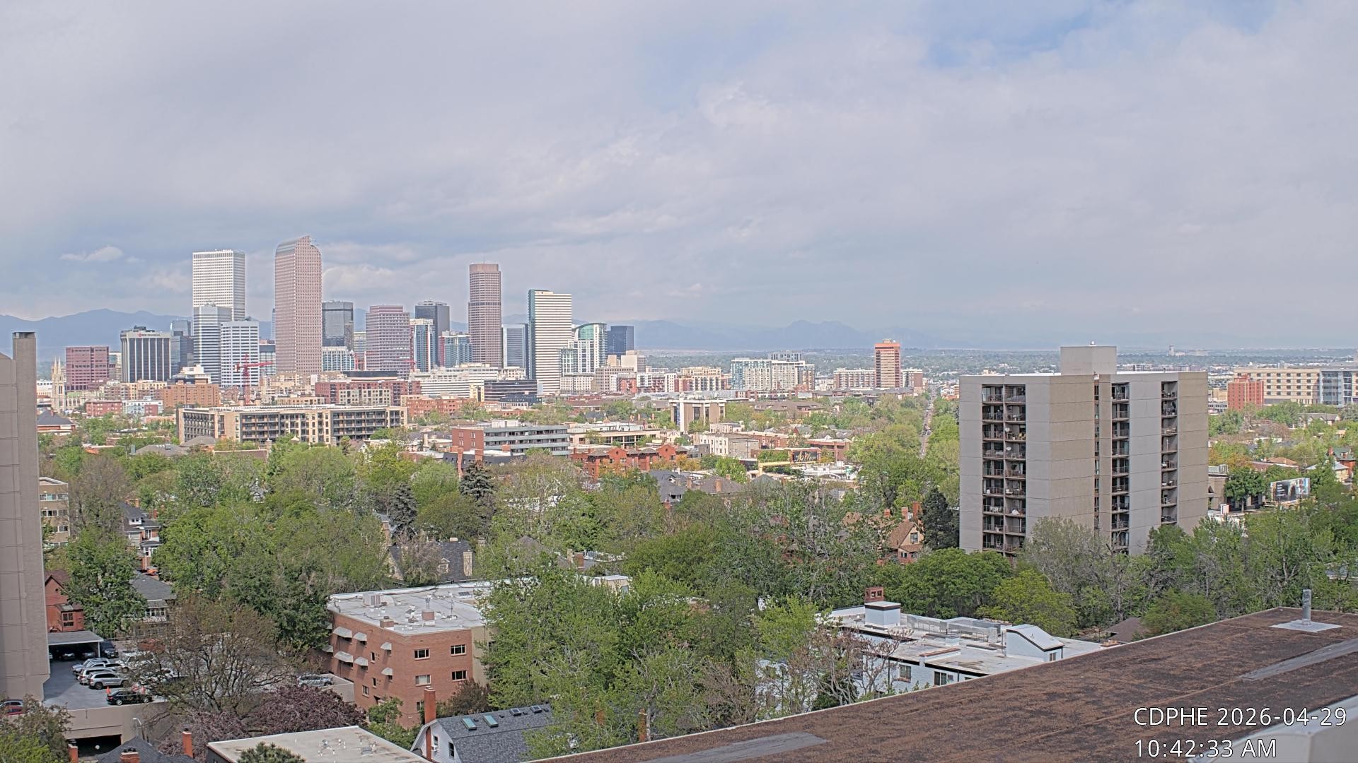 Archiv Foto Webcam Downtown Denver Colorado