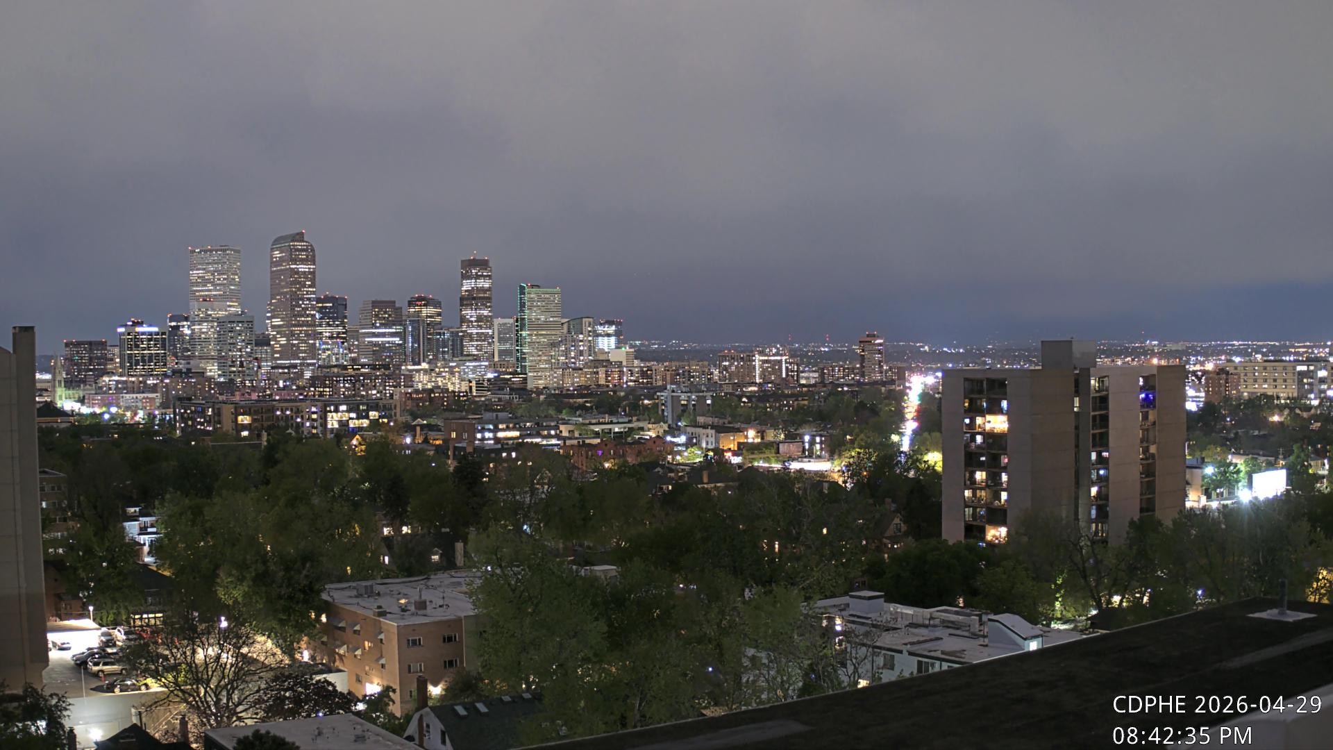 Archiv Foto Webcam Downtown Denver Colorado