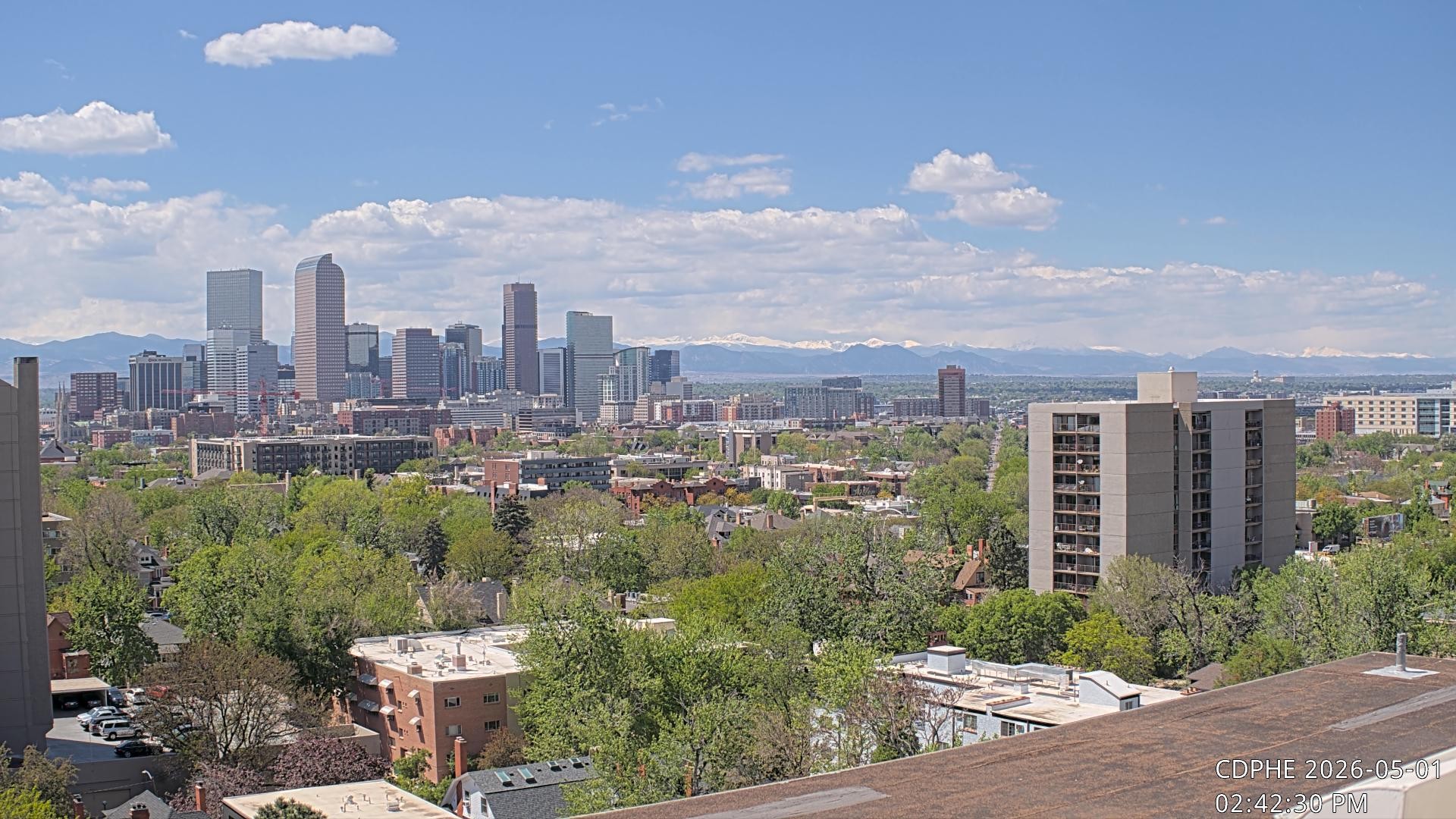 Archived image Webcam View of Downtown Denver Colorado
