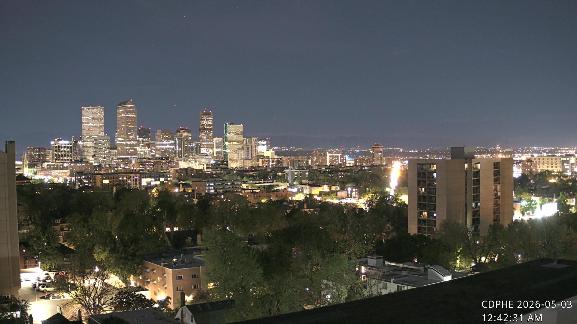 Archived image Webcam View of Downtown Denver Colorado