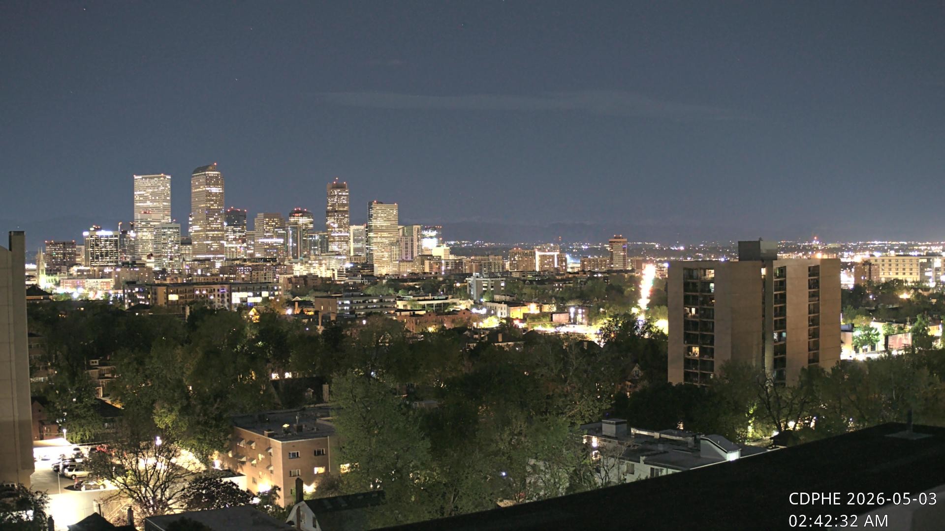 Archived image Webcam View of Downtown Denver Colorado