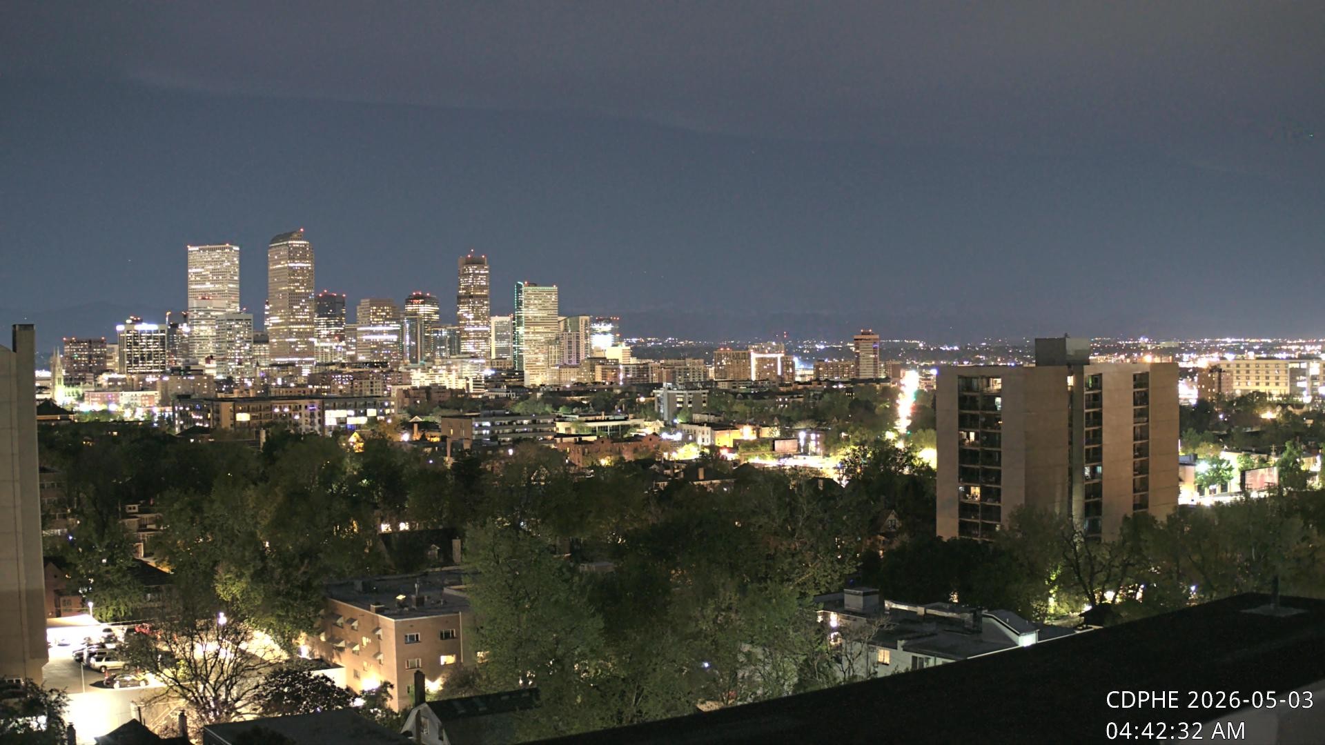 Archived image Webcam View of Downtown Denver Colorado