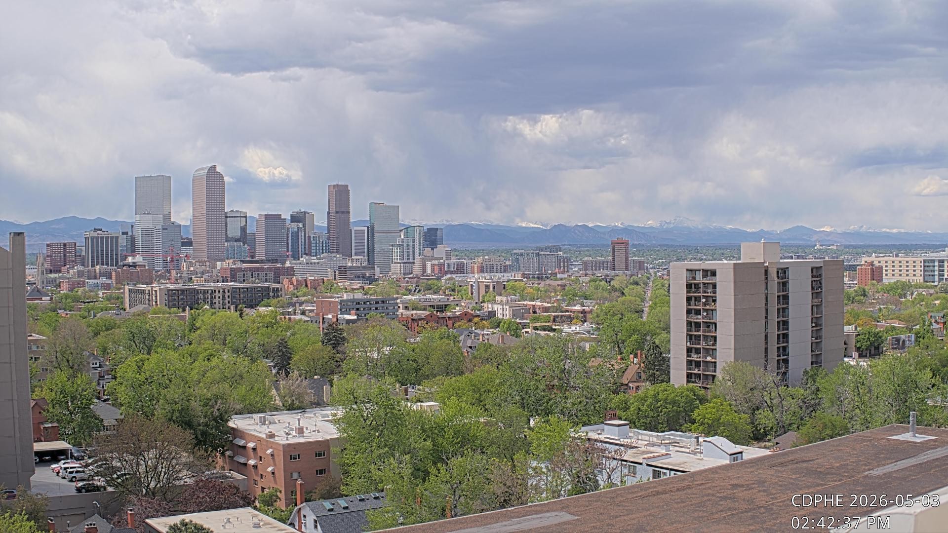 Archived image Webcam View of Downtown Denver Colorado