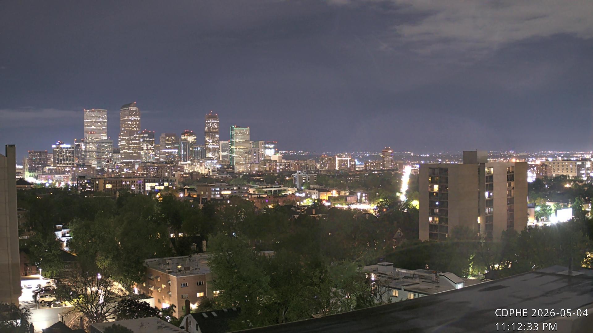 Archived image Webcam View of Downtown Denver Colorado