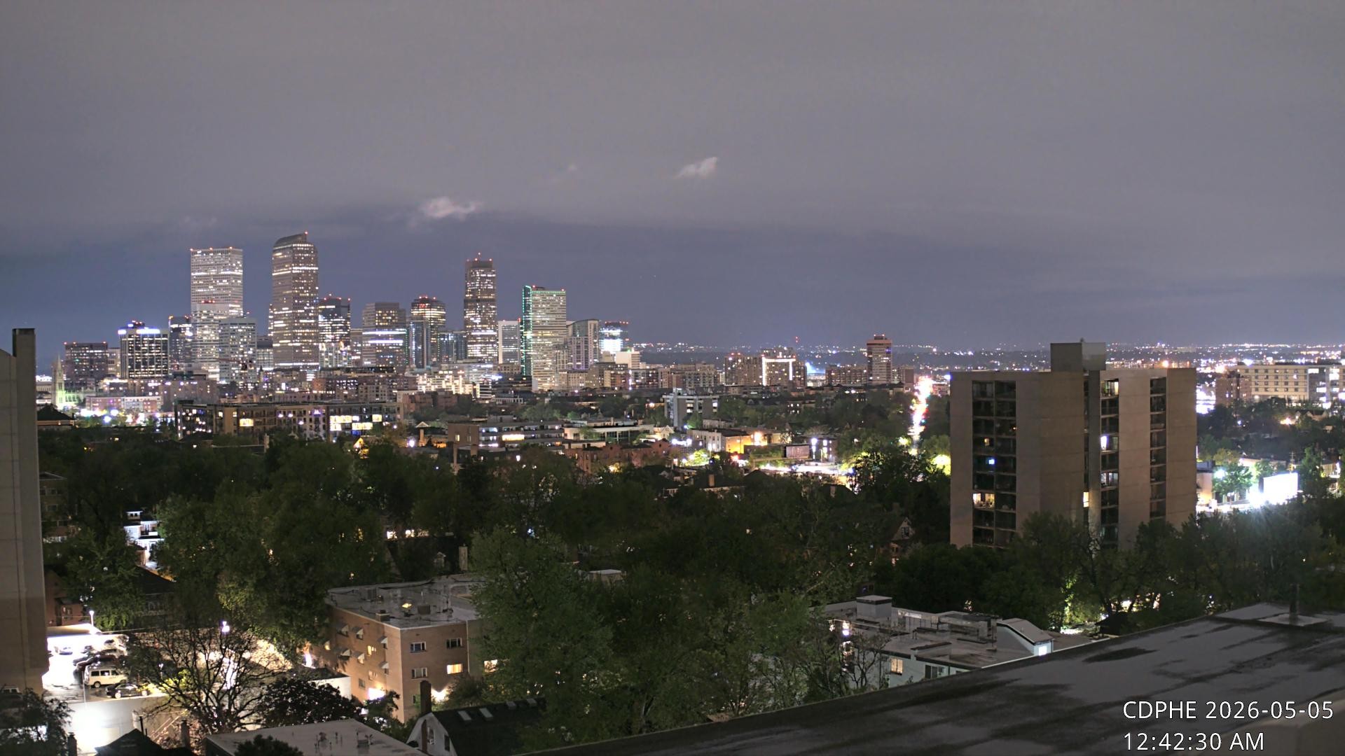 Archived image Webcam View of Downtown Denver Colorado