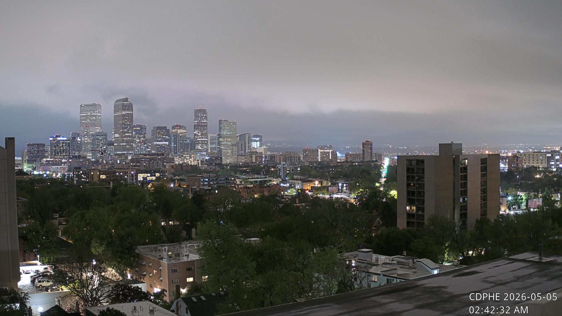 Archived image Webcam View of Downtown Denver Colorado