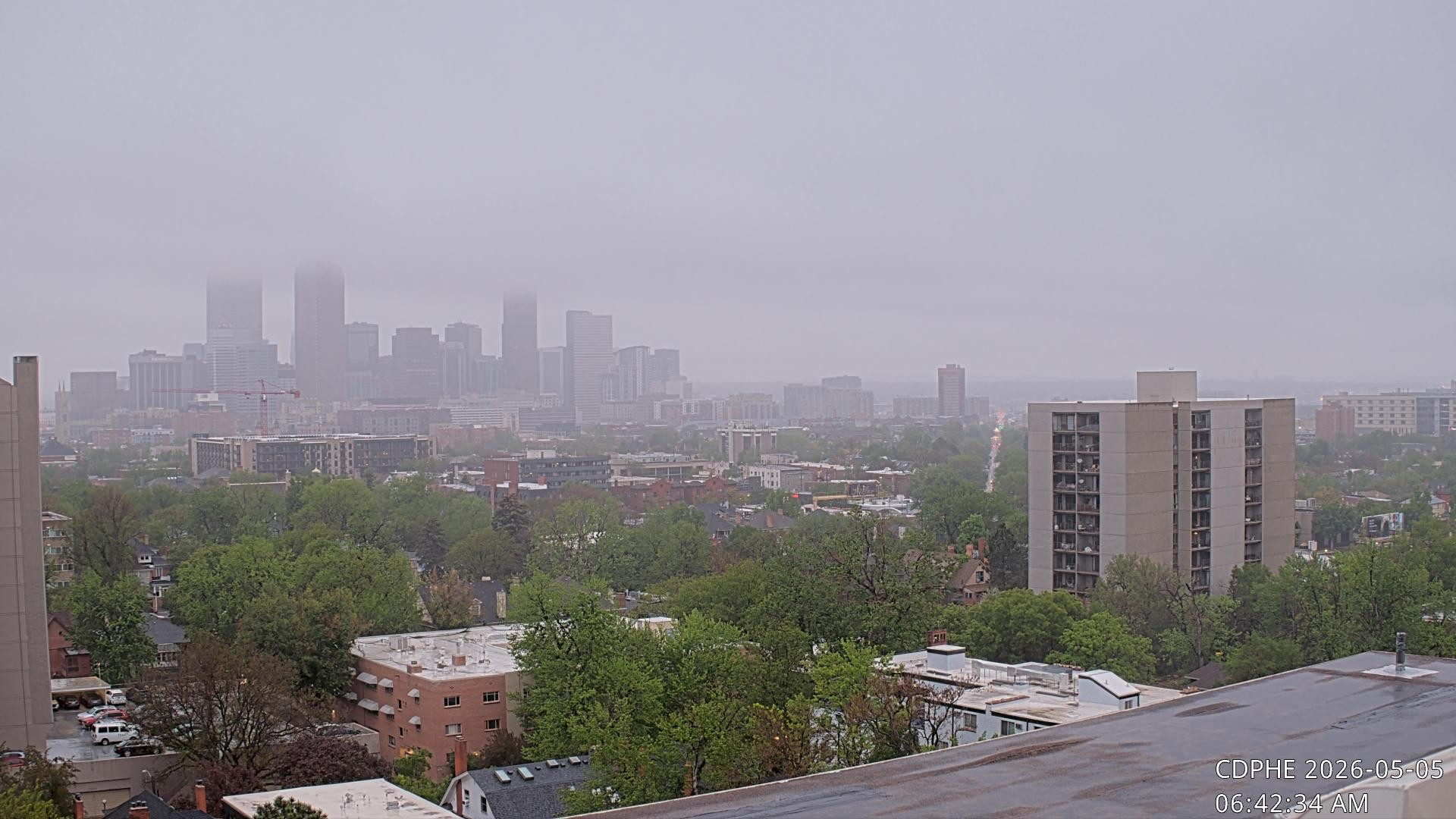 Archived image Webcam View of Downtown Denver Colorado
