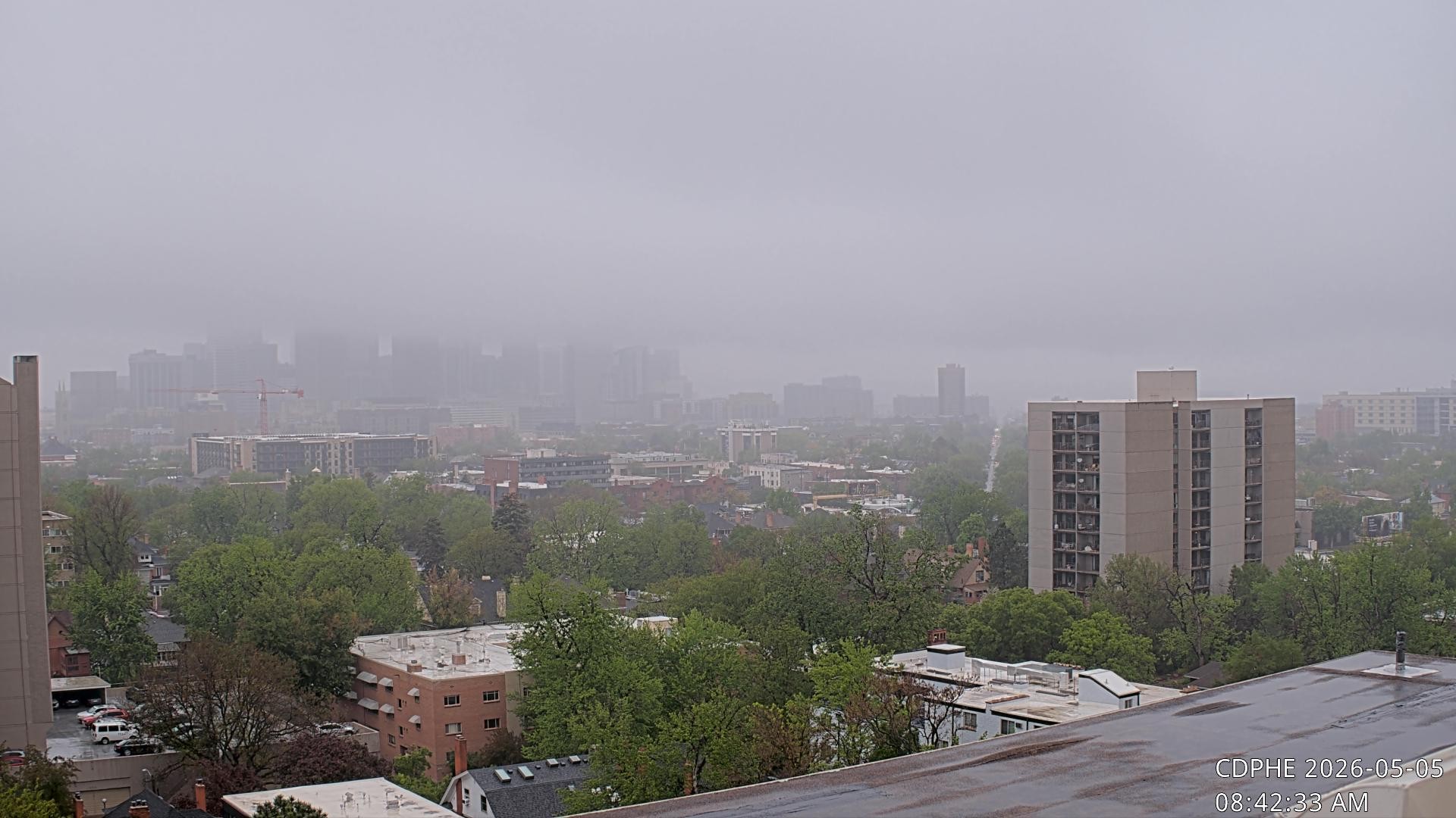 Archived image Webcam View of Downtown Denver Colorado