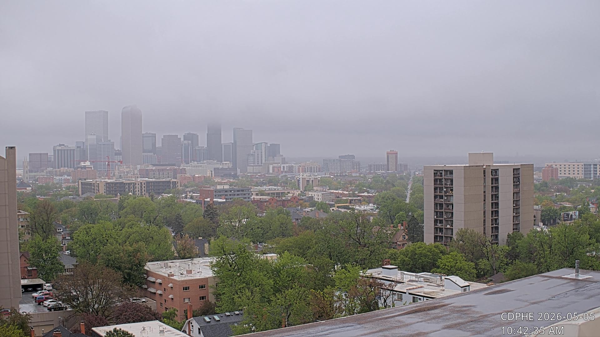 Archived image Webcam View of Downtown Denver Colorado