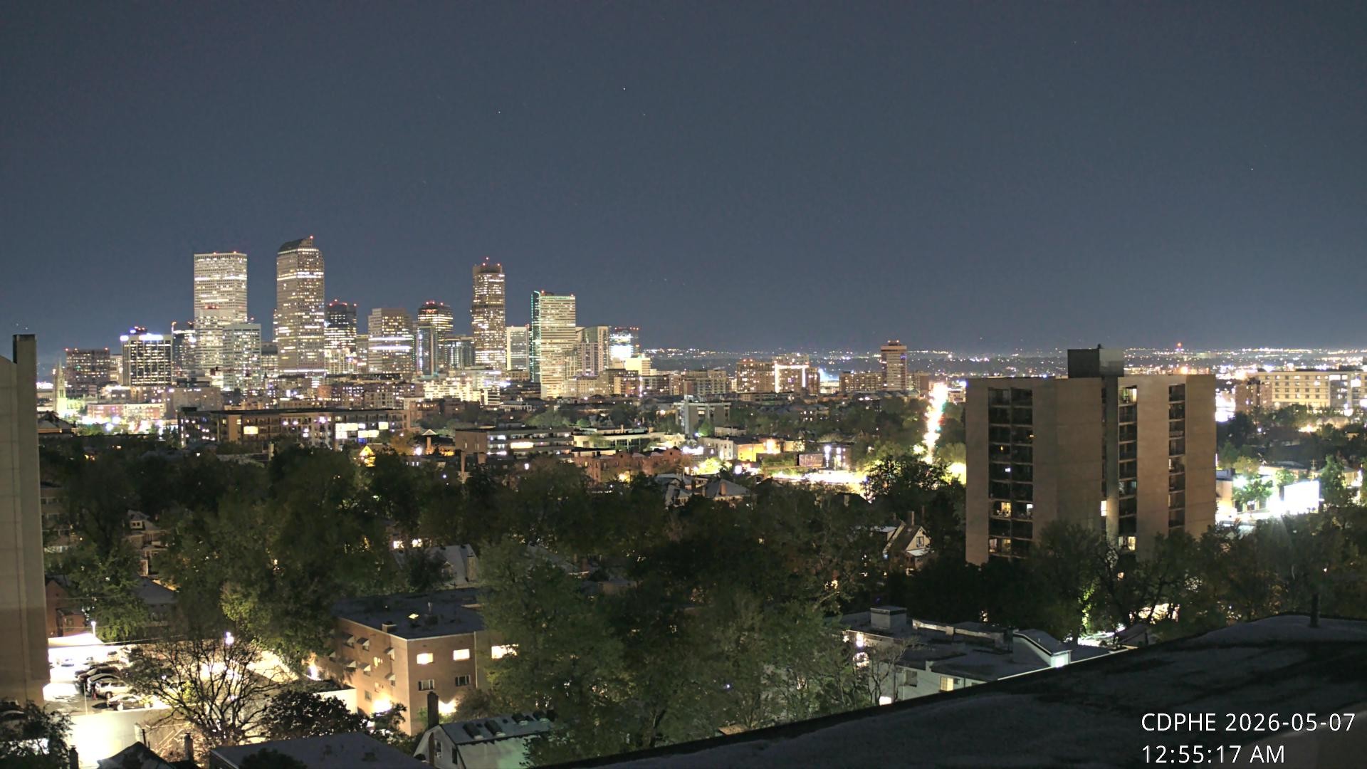 Archived image Webcam View of Downtown Denver Colorado