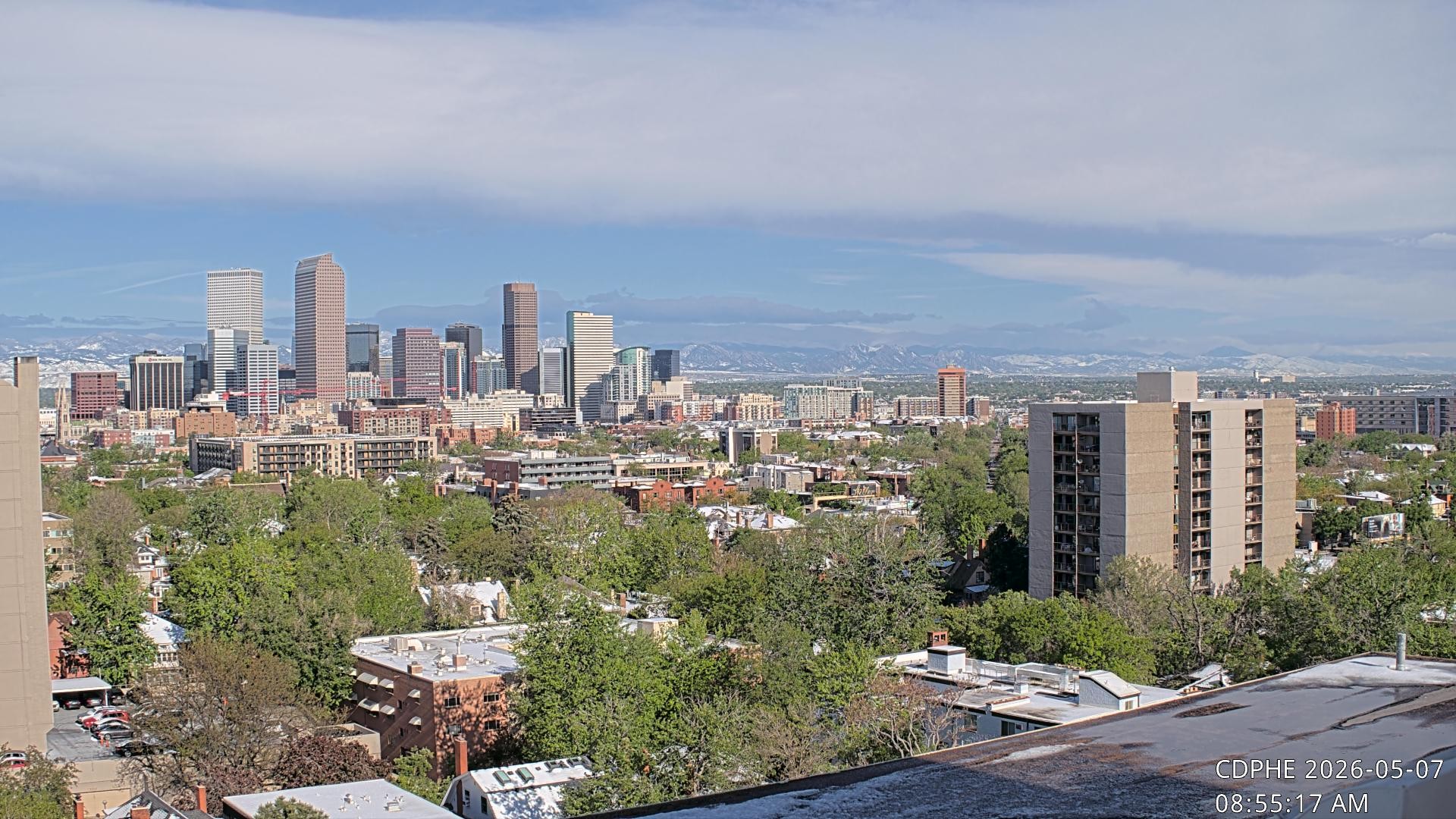 Archived image Webcam View of Downtown Denver Colorado