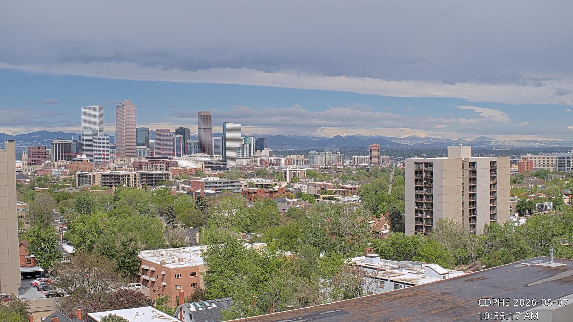 Archived image Webcam View of Downtown Denver Colorado
