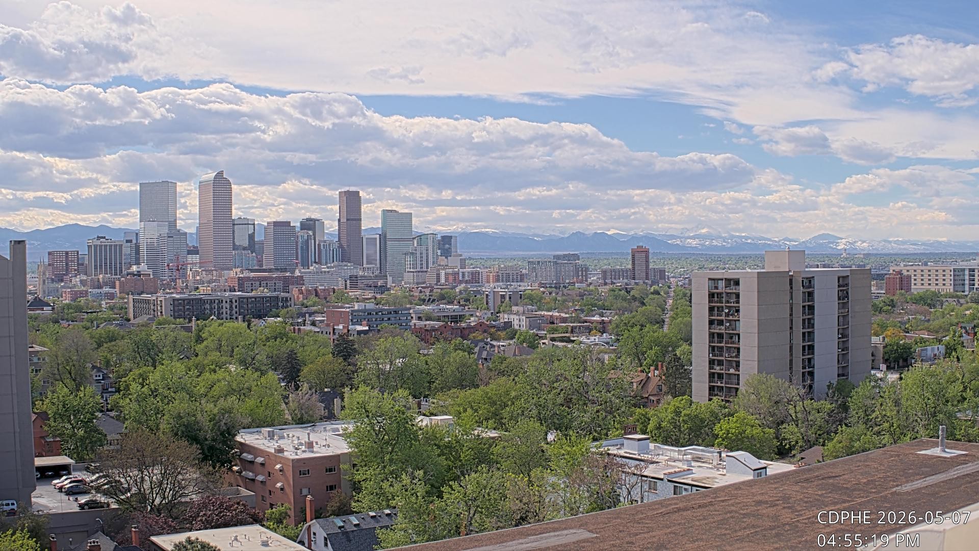 Archived image Webcam View of Downtown Denver Colorado