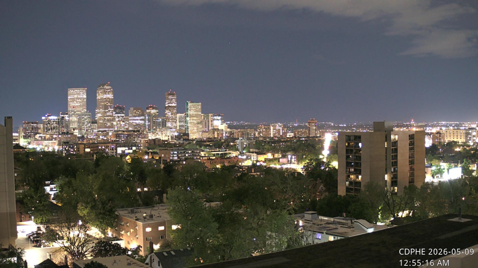 Archived image Webcam View of Downtown Denver Colorado