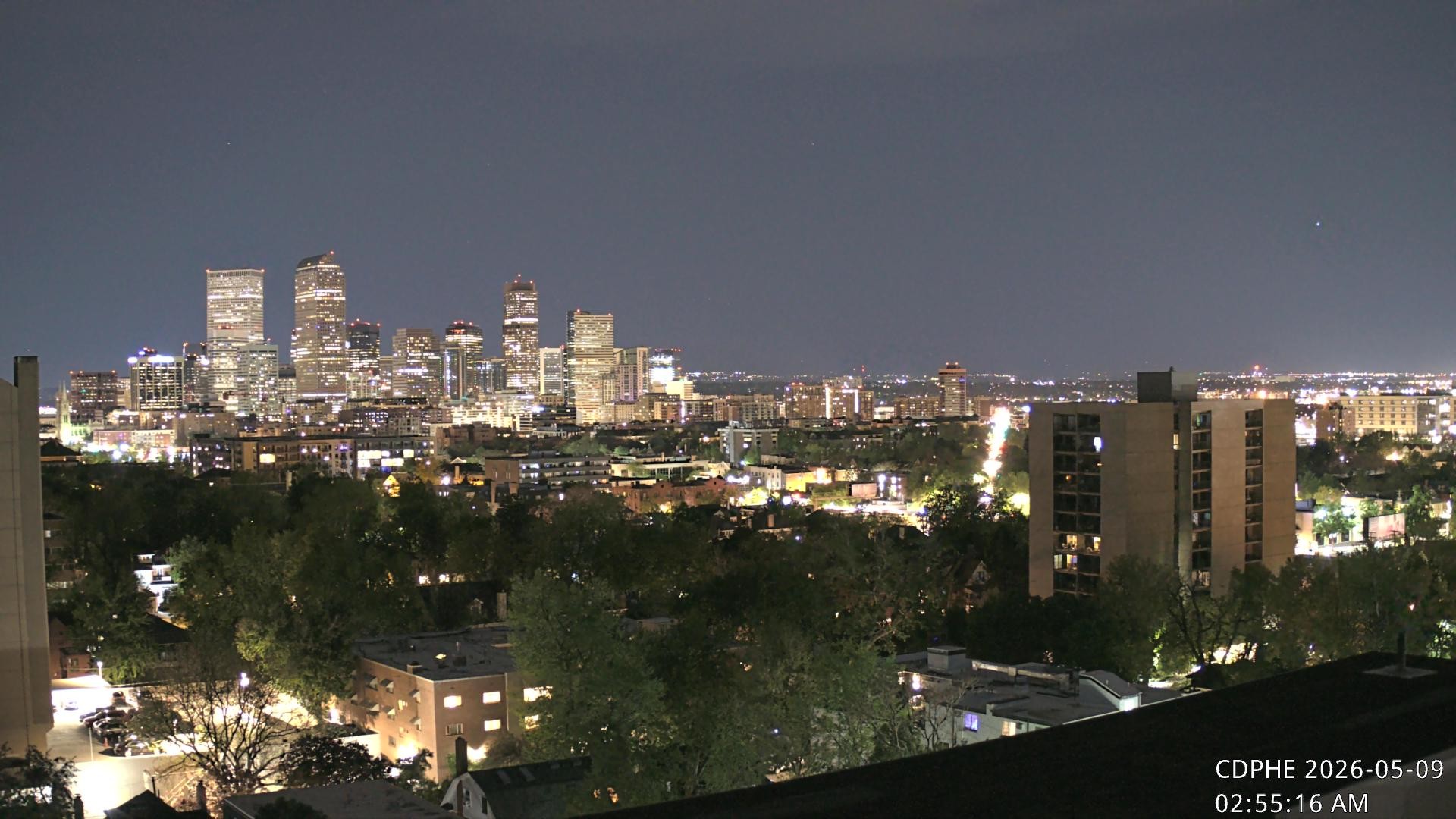 Archived image Webcam View of Downtown Denver Colorado