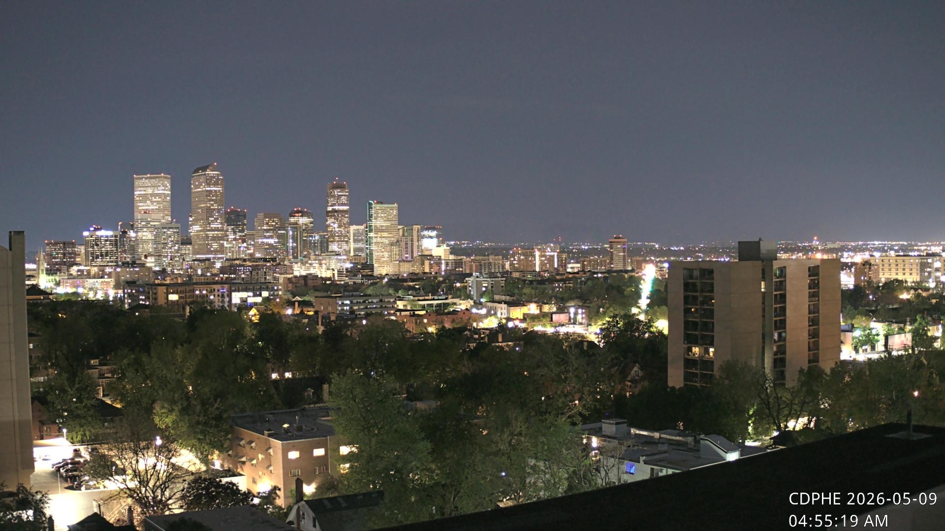 Archived image Webcam View of Downtown Denver Colorado
