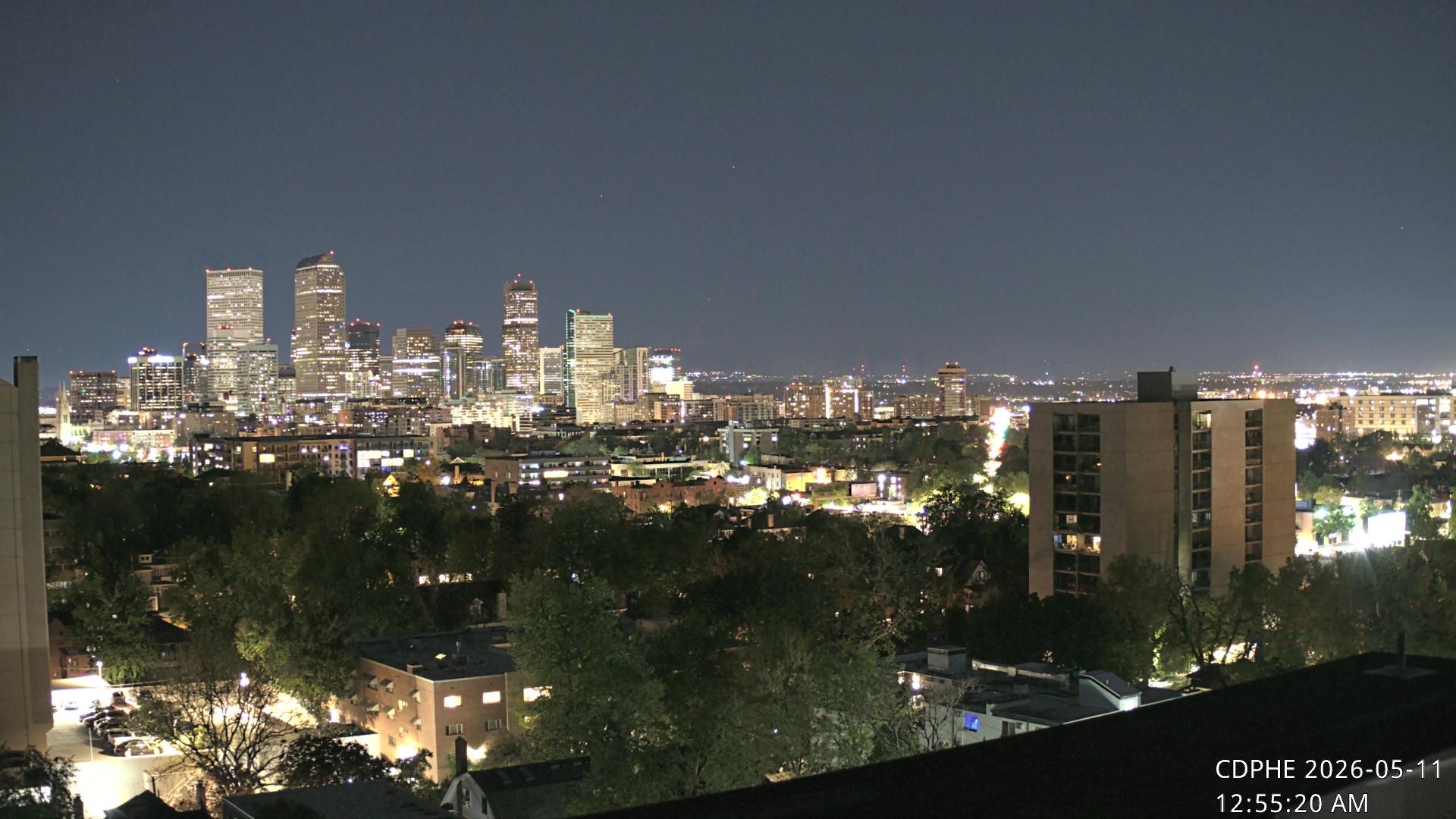 Archived image Webcam View of Downtown Denver Colorado