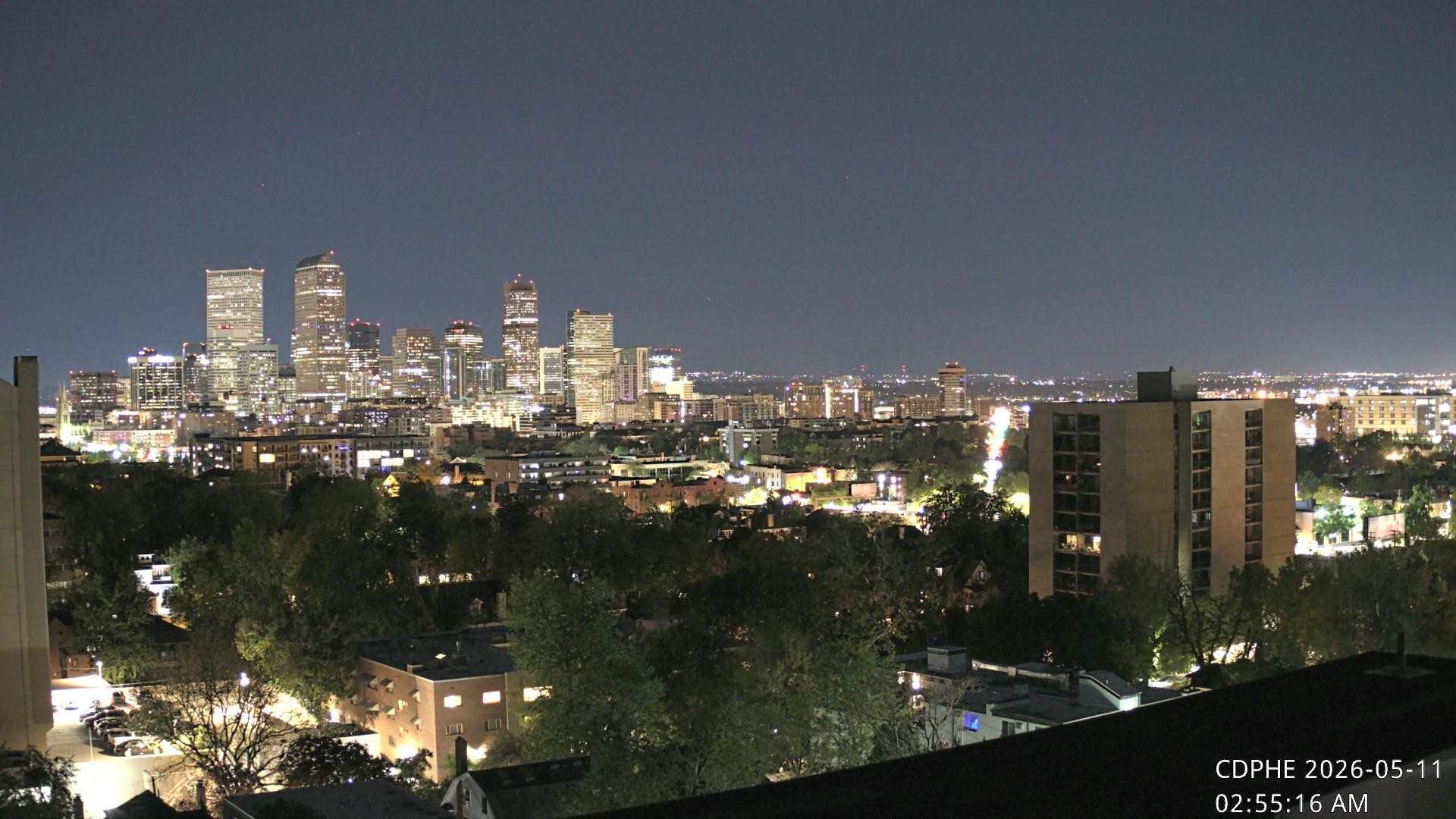 Archived image Webcam View of Downtown Denver Colorado