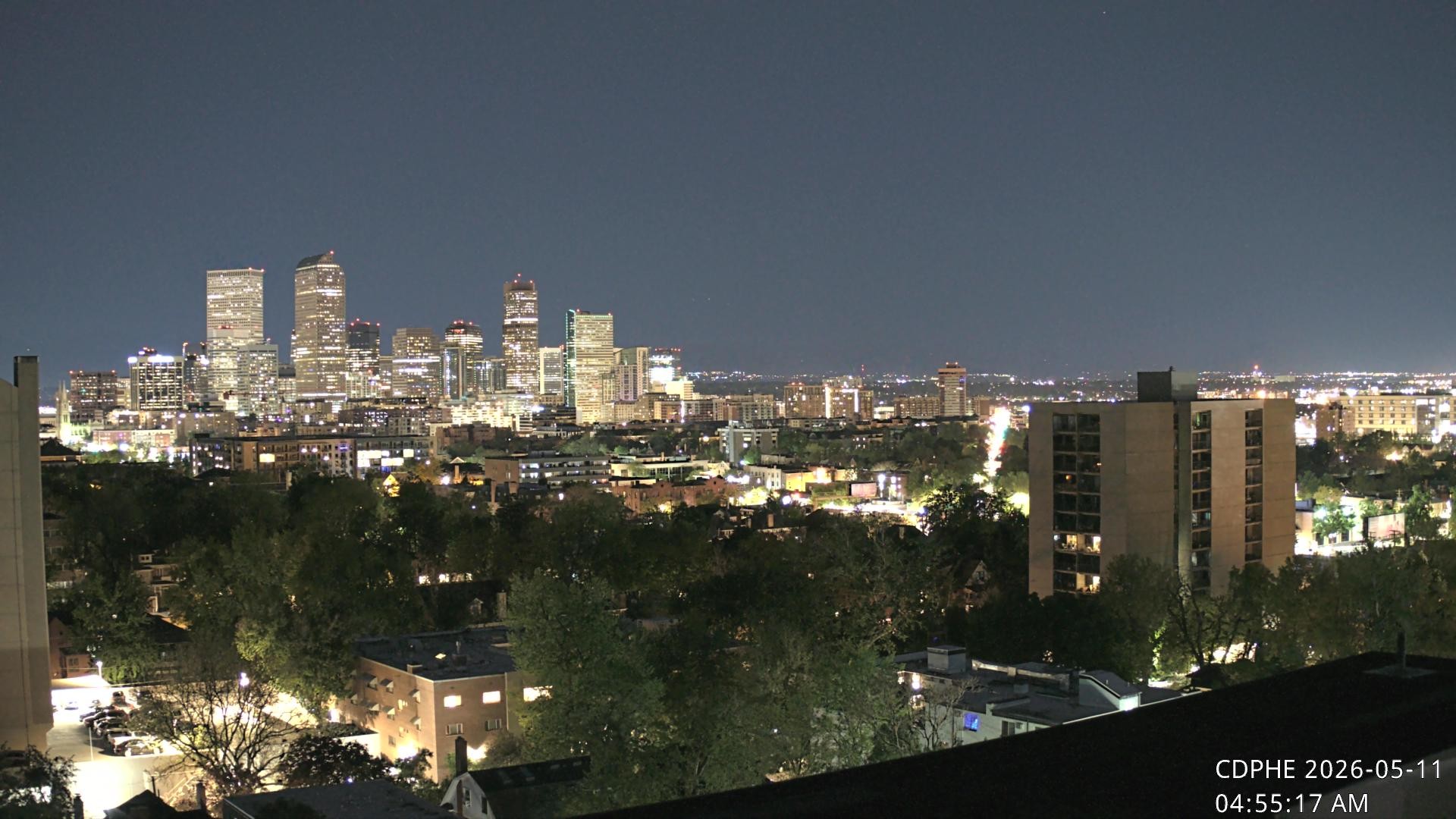Archived image Webcam View of Downtown Denver Colorado
