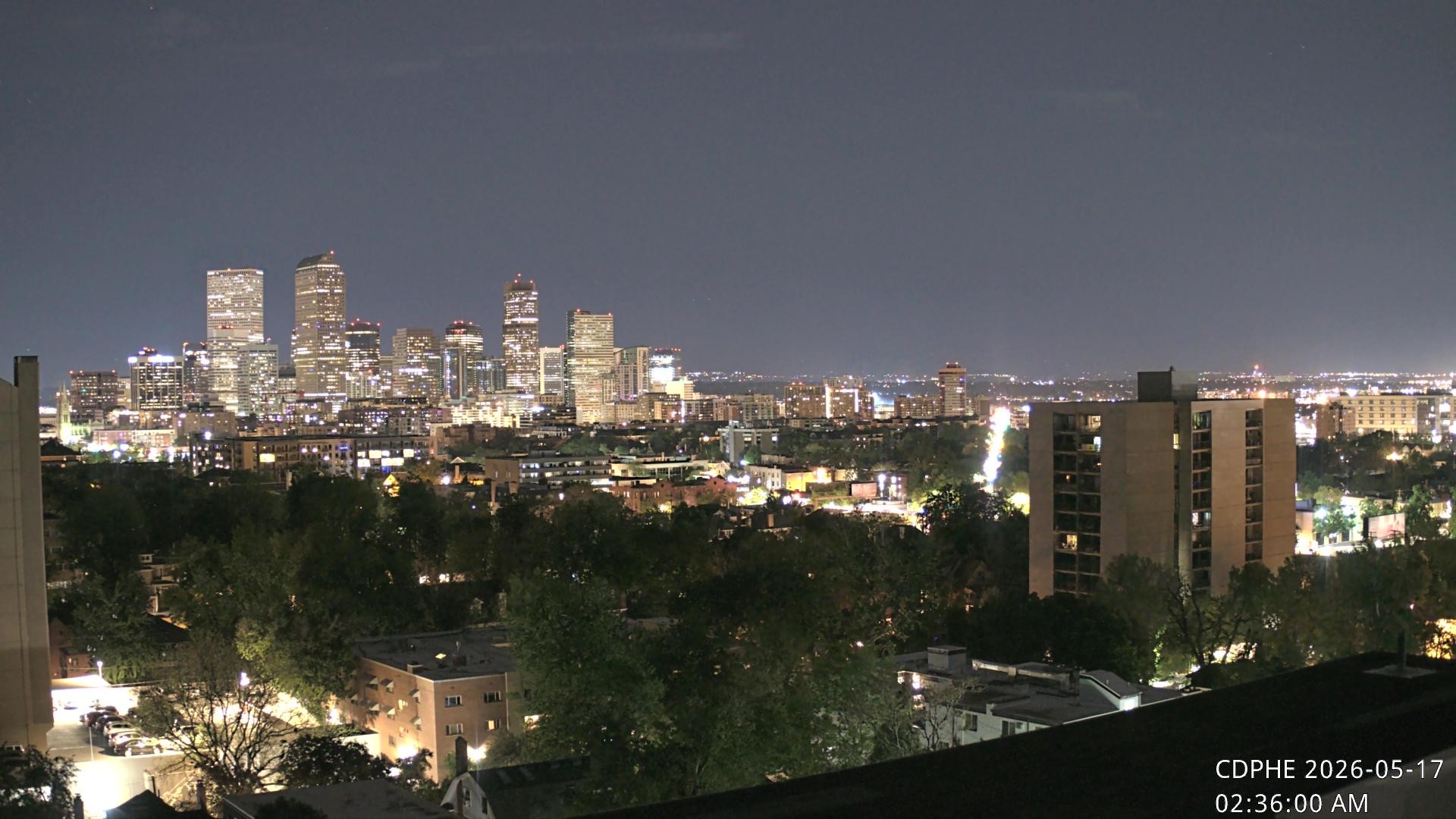 Archived image Webcam View of Downtown Denver Colorado