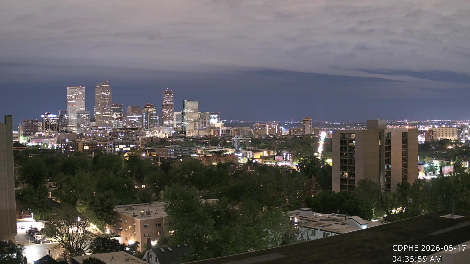 Archived image Webcam View of Downtown Denver Colorado