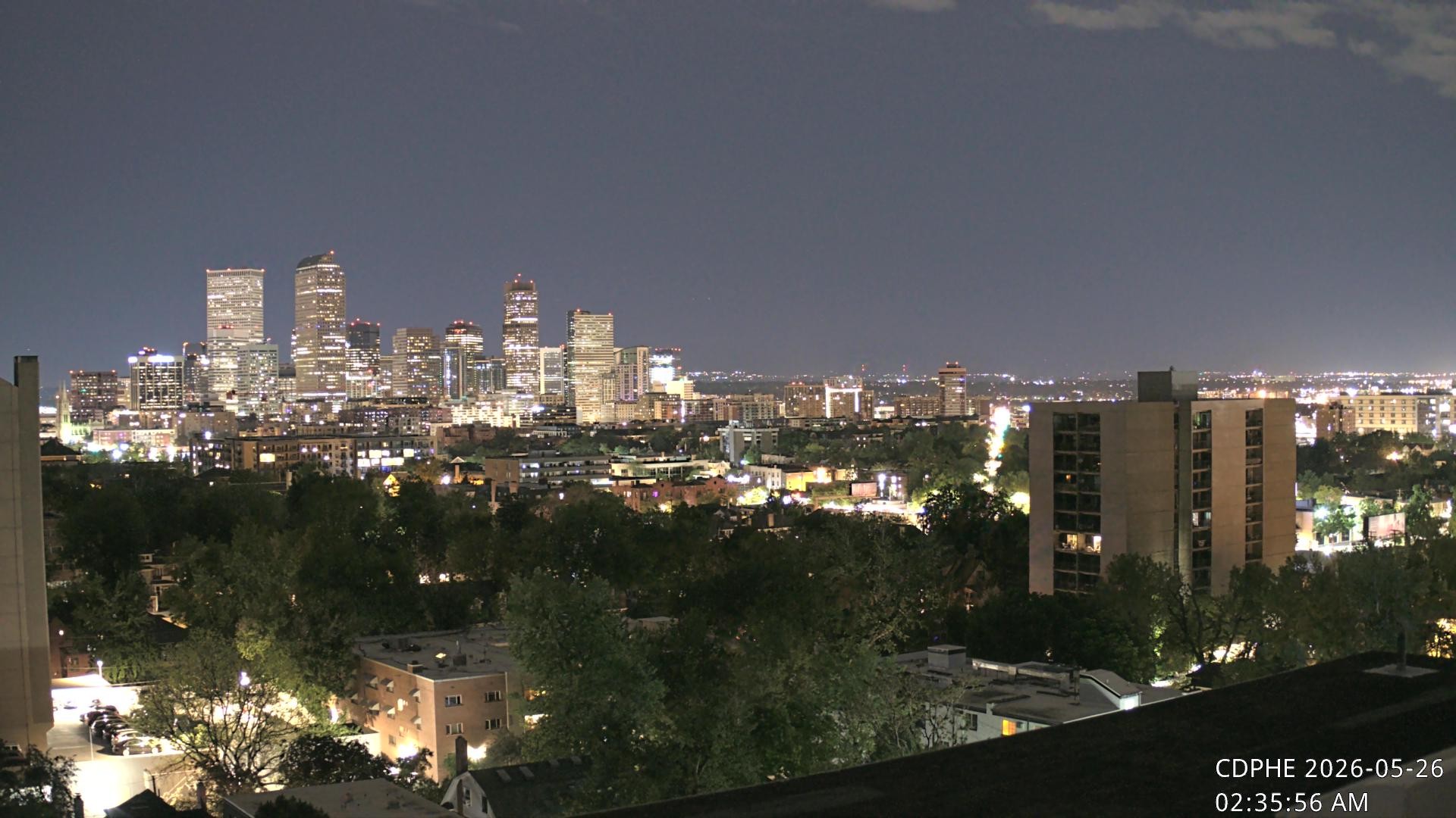 Archiv Foto Webcam Downtown Denver Colorado
