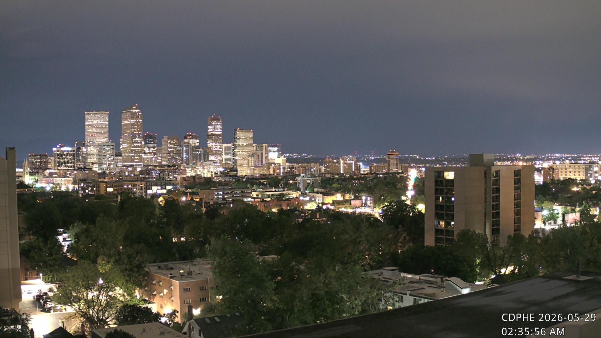 Archived image Webcam View of Downtown Denver Colorado