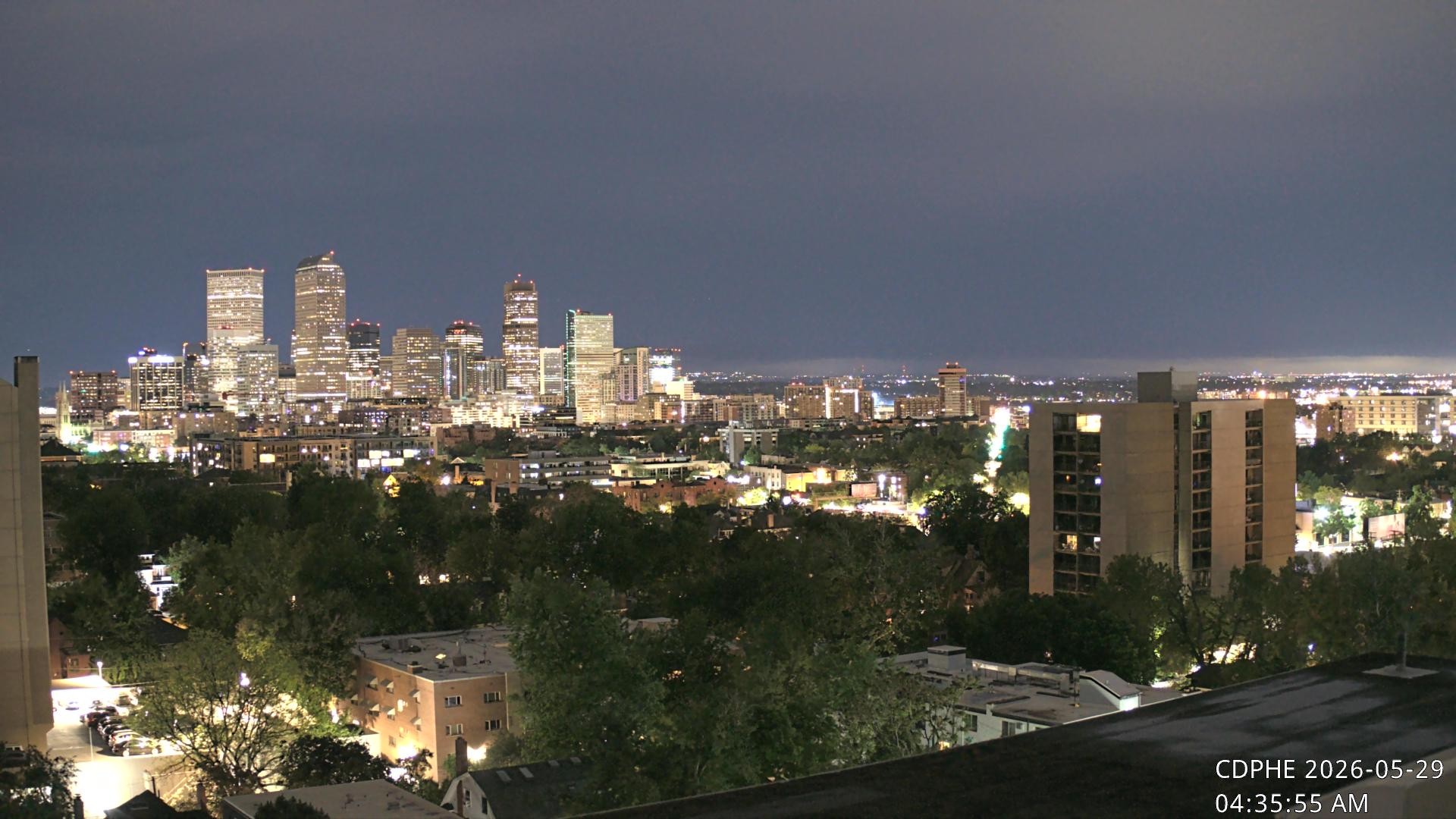 Archived image Webcam View of Downtown Denver Colorado