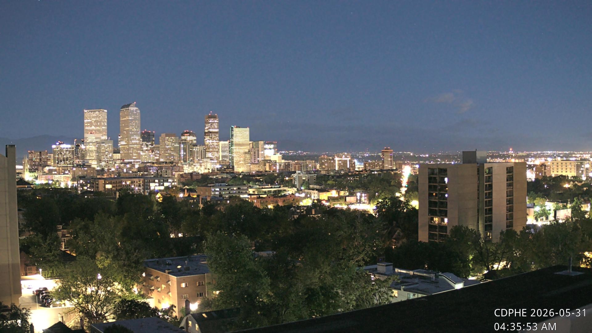 Archiv Foto Webcam Downtown Denver Colorado