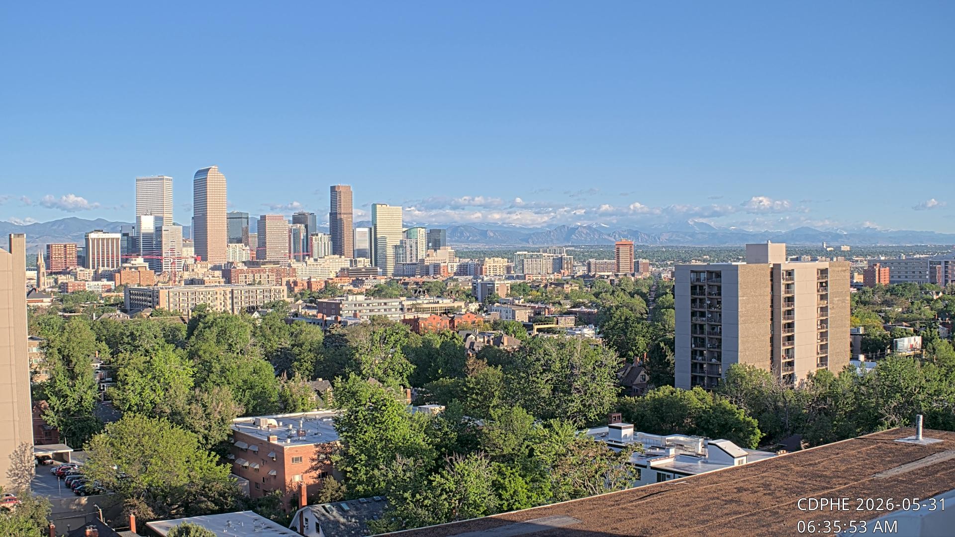 Archiv Foto Webcam Downtown Denver Colorado