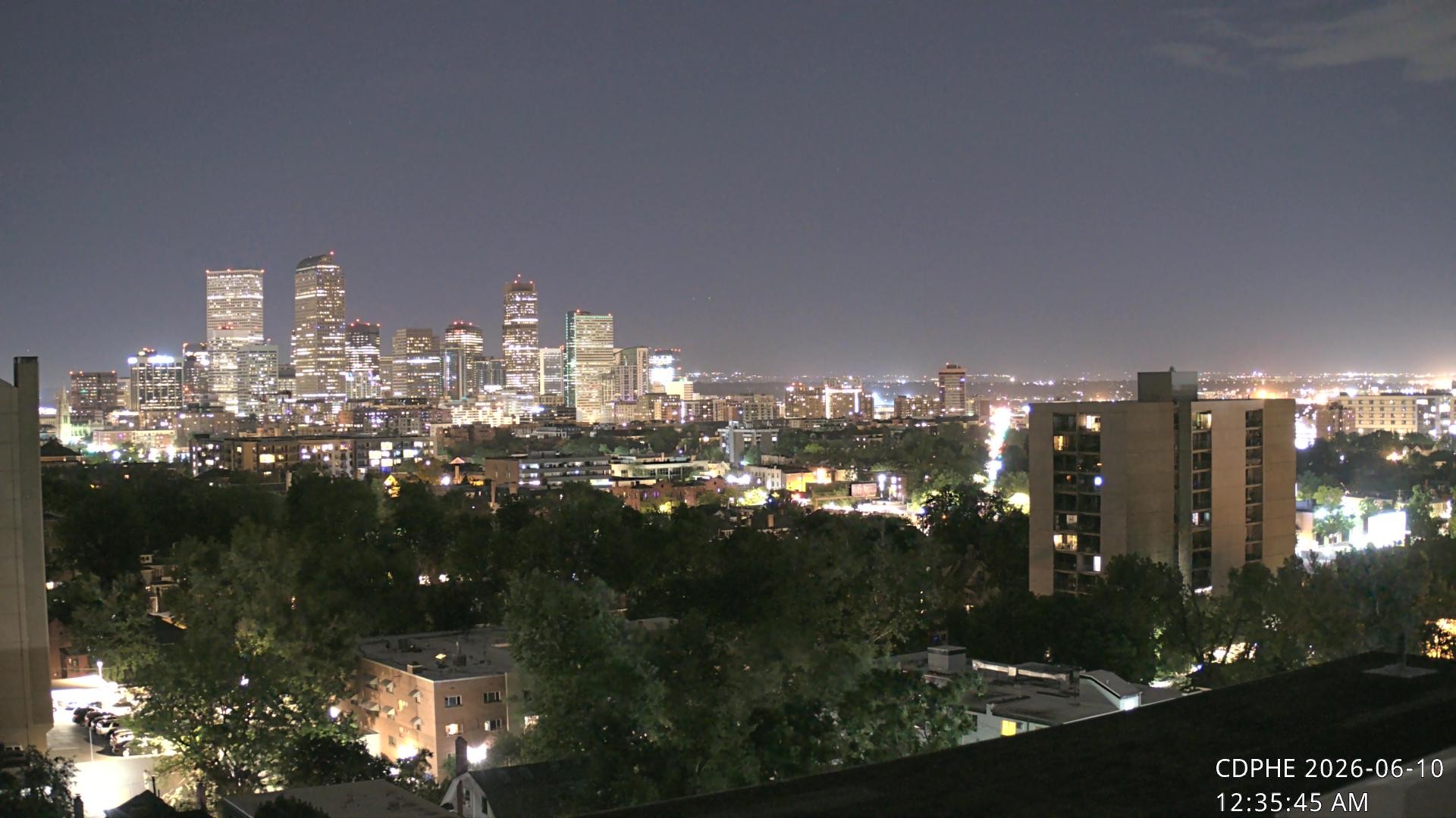 Archived image Webcam View of Downtown Denver Colorado