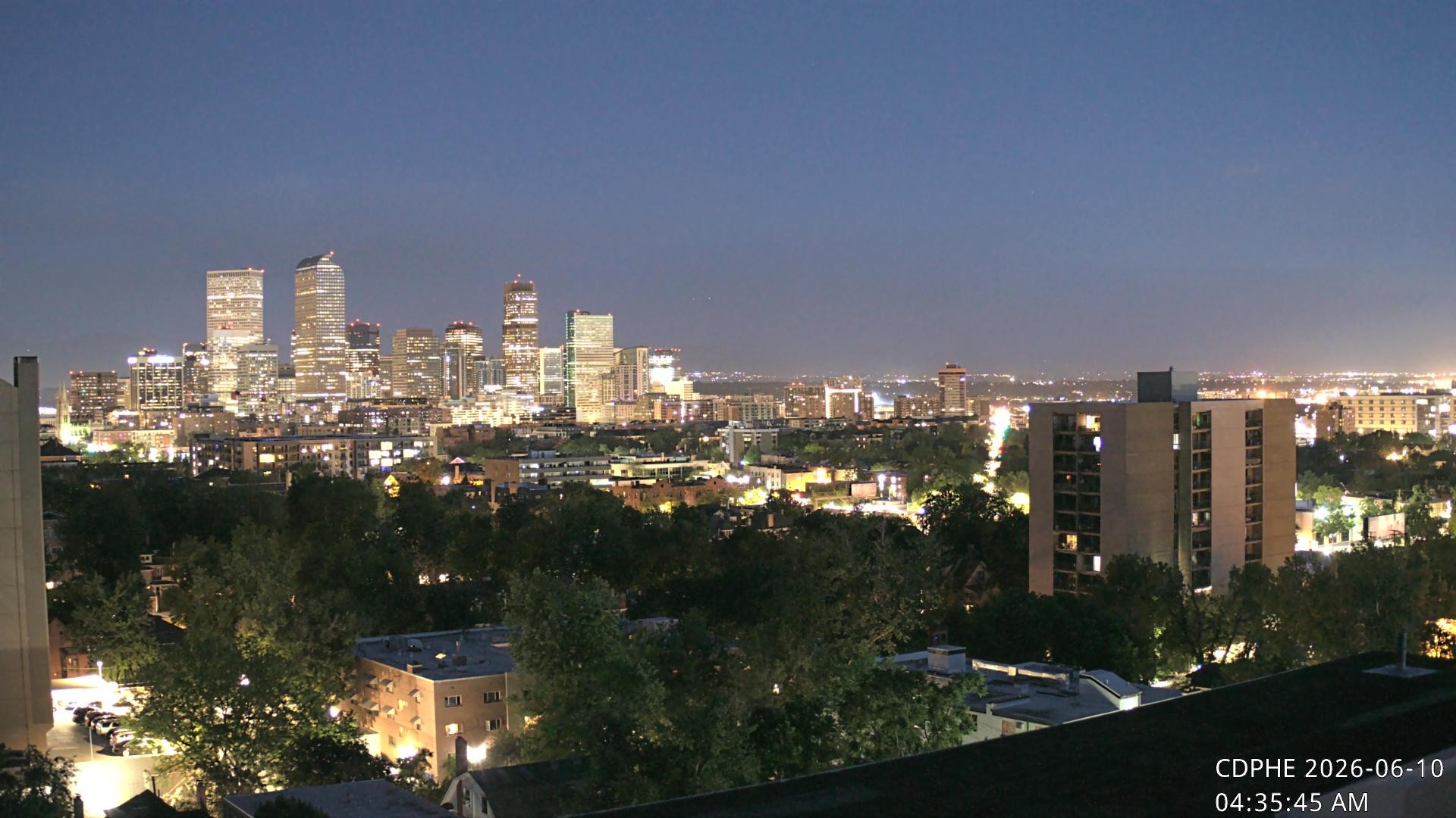 Archiv Foto Webcam Downtown Denver Colorado