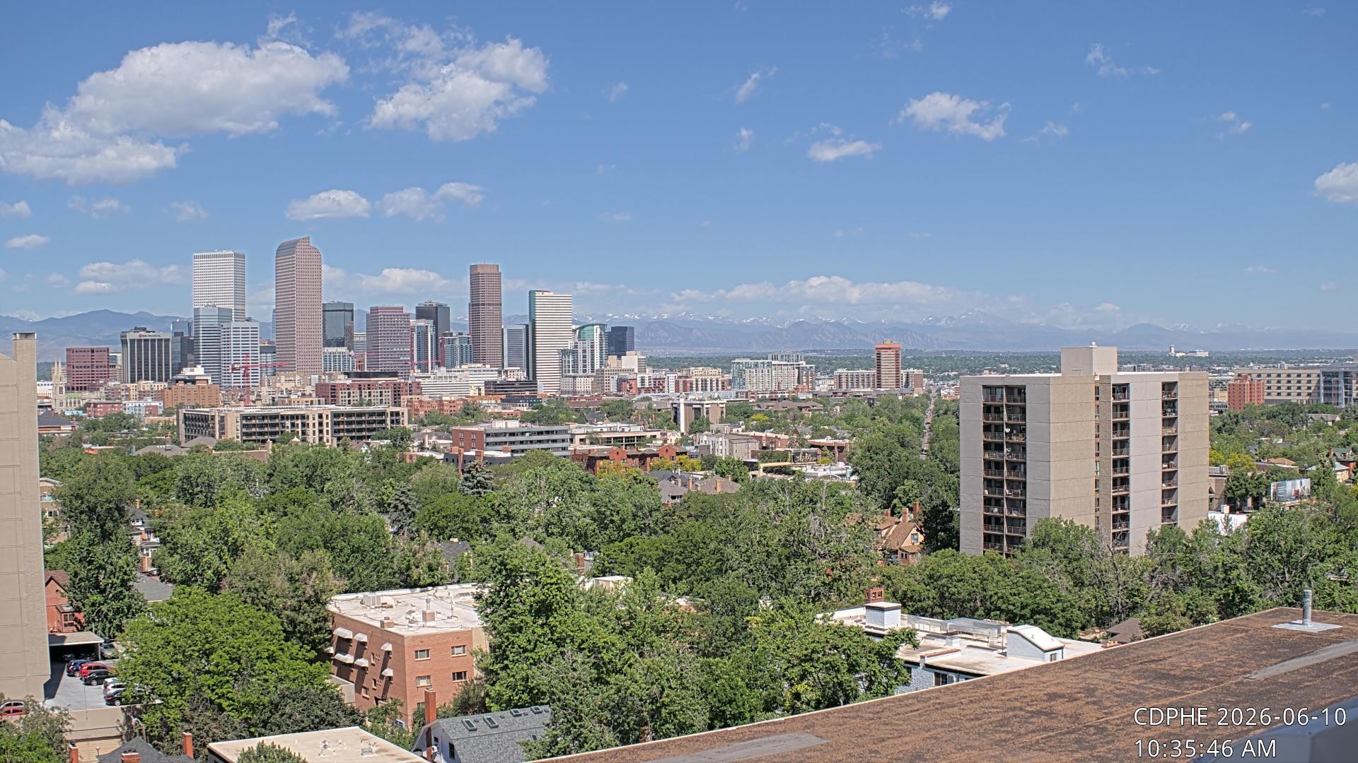 Archiv Foto Webcam Downtown Denver Colorado